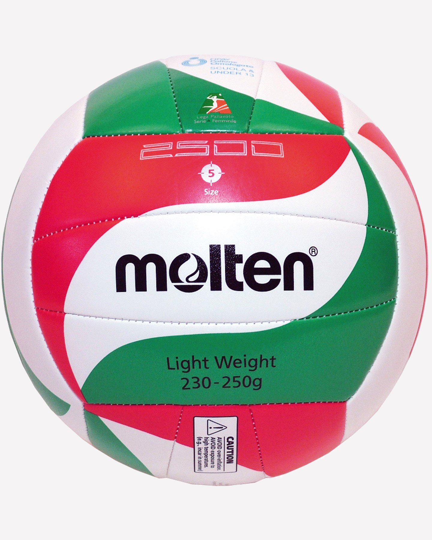 Pallone volley MOLTEN 2500 SCHOOL MIS. 5 - Color mix - 1 | Cisalfa Sport