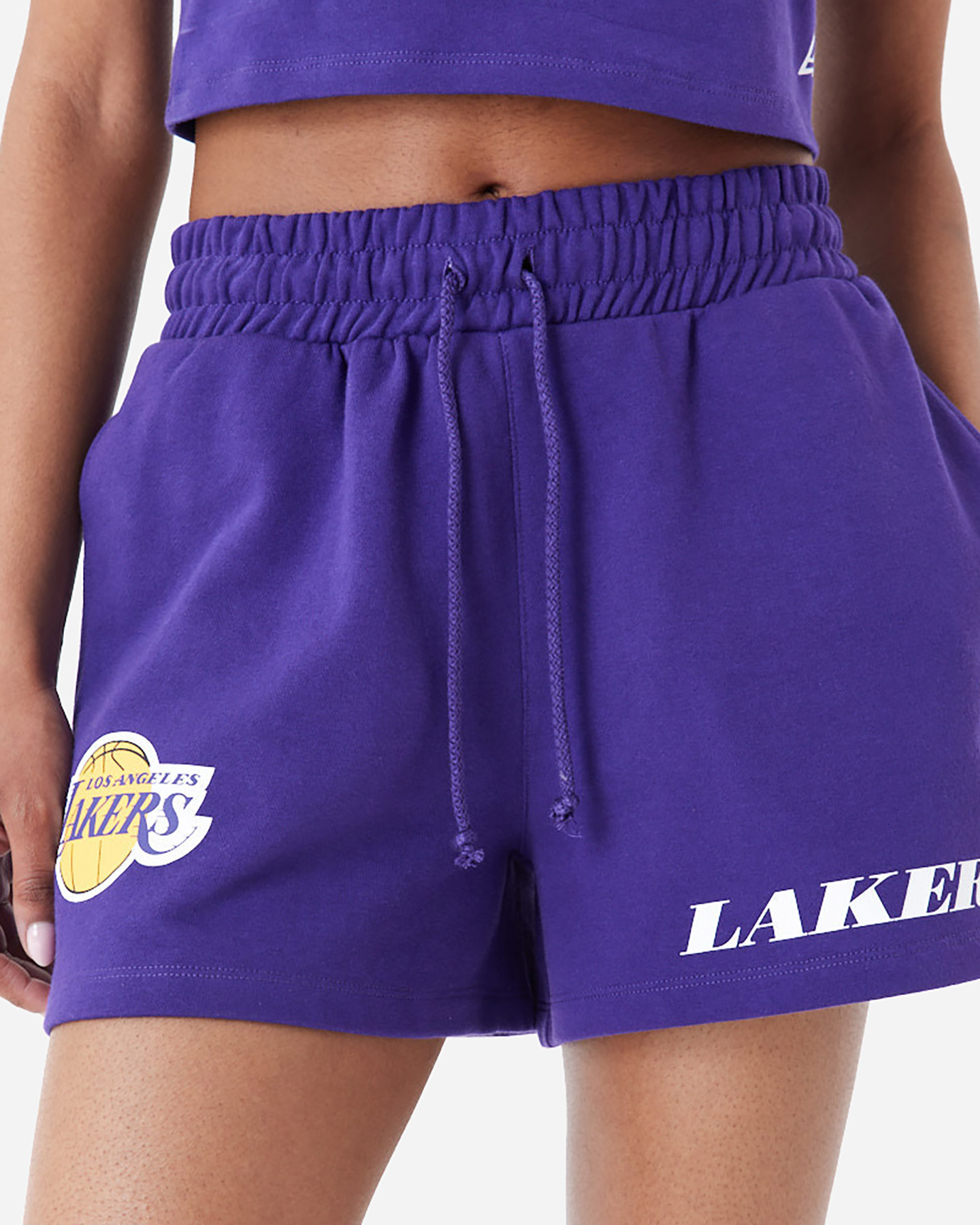 Pantaloncini NEW ERA LOS ANGELES LAKERS W - Viola - 2 | Cisalfa Sport