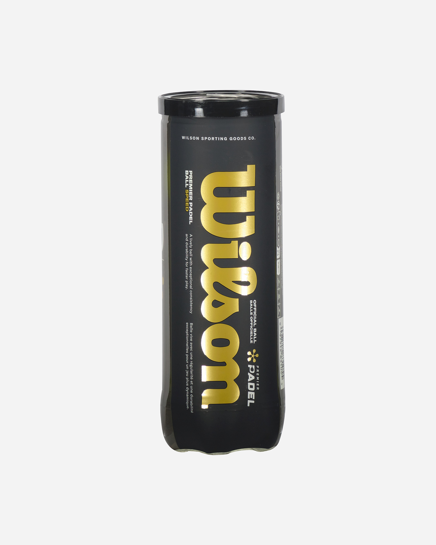 Palle padel WILSON TUBO PREMIER PADEL SPEED 3B  - Giallo - 0 | Cisalfa Sport