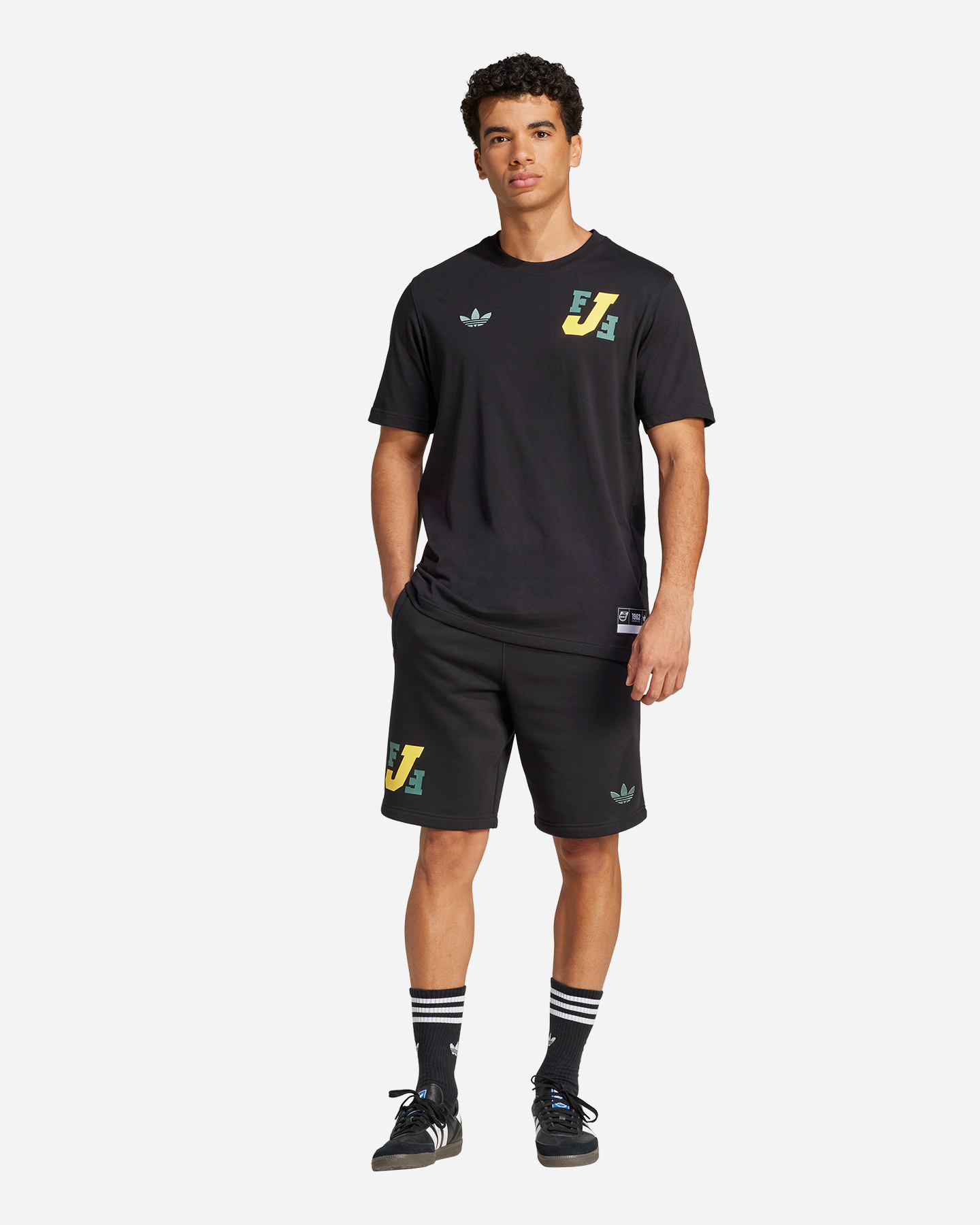 Abbigliamento calcio ufficiale ADIDAS JAMAICA VRCT OG M - Nero - 4 | Cisalfa Sport