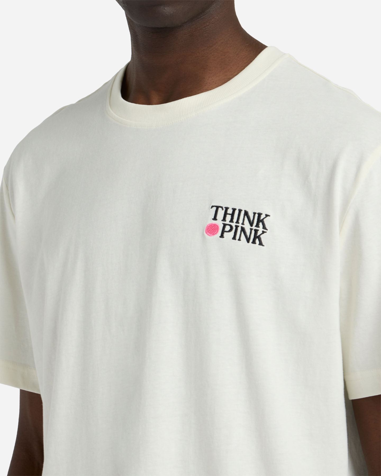 T-shirt THINK PINK GRAPHIC RETRO M - Bianco - 4 | Cisalfa Sport