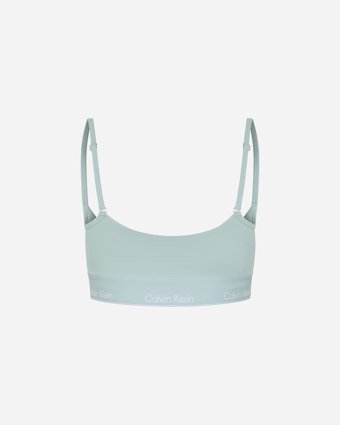 Reggiseno sportivo CALVIN KLEIN SPORT ELASTIC LOGO W - Azzurro - 1 | Cisalfa Sport