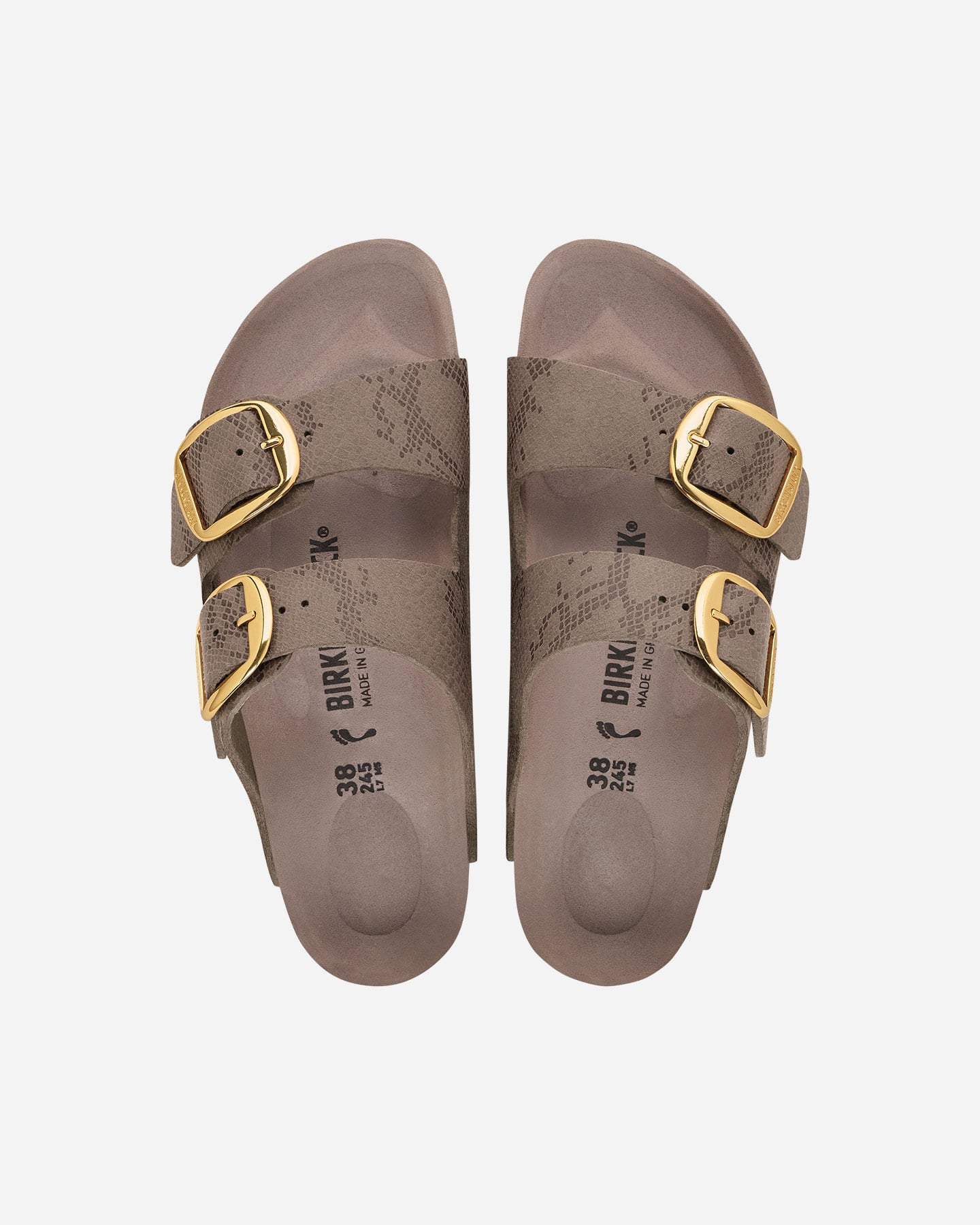 Birkenstock Arizona Big Buckle W - Sandali - Donna - Grigio