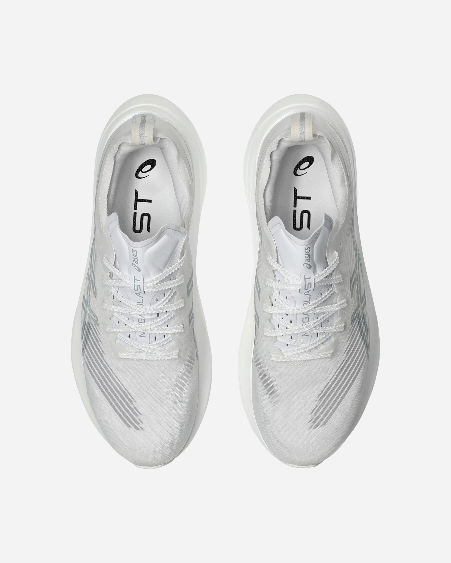 Scarpe running ASICS MEGABLAST M - Bianco - 4 | Cisalfa Sport
