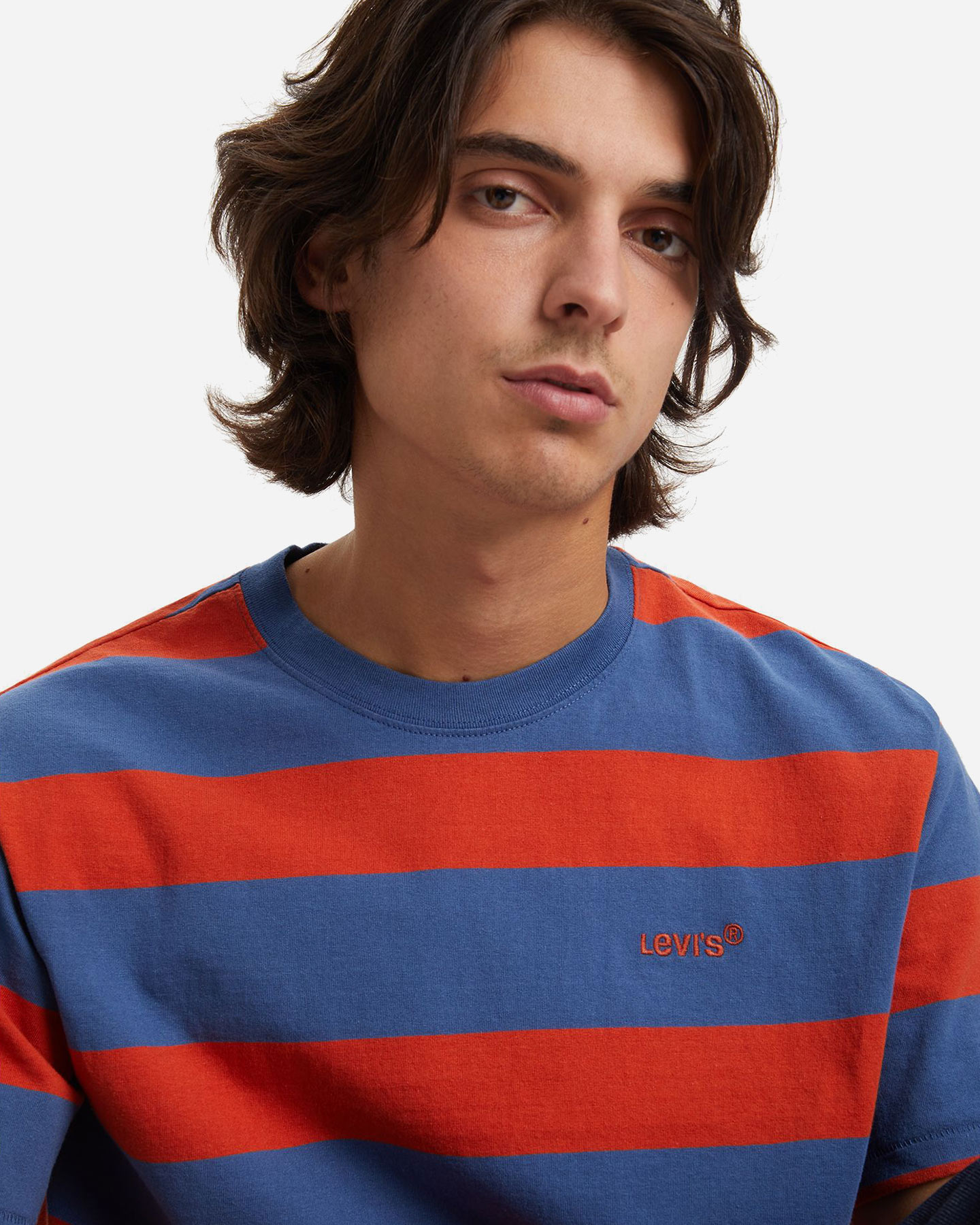 T-shirt LEVI'S STRIPED M - Blu - 2 | Cisalfa Sport