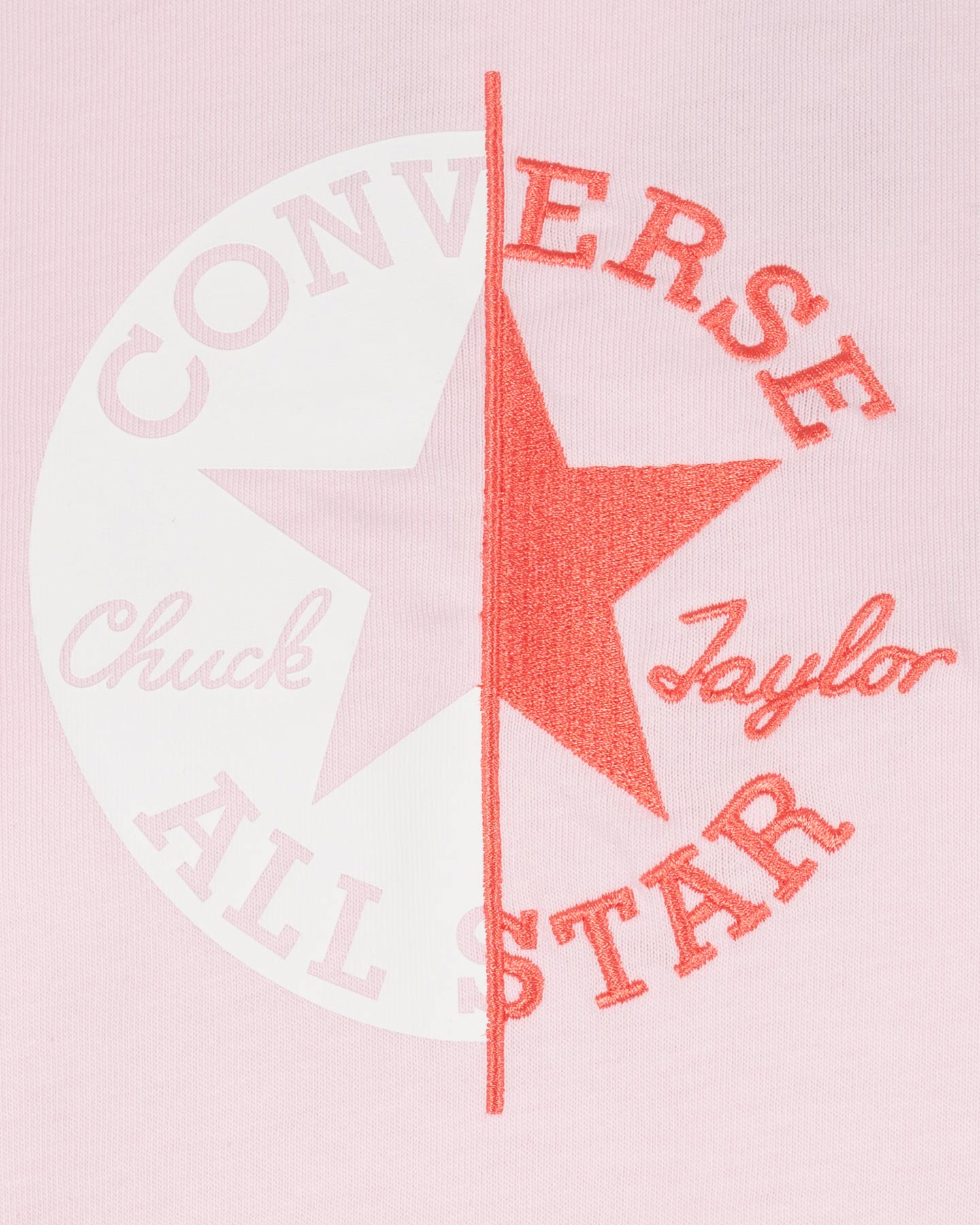 T-shirt CONVERSE LOGO CHUCK W - Rosa - 2 | Cisalfa Sport