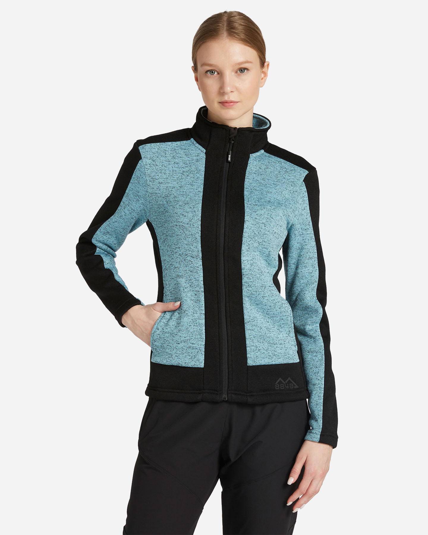 Pile 8848 KNIT MELANGE FZ W - S4109878-1134M/050 - 0 | Cisalfa Sport