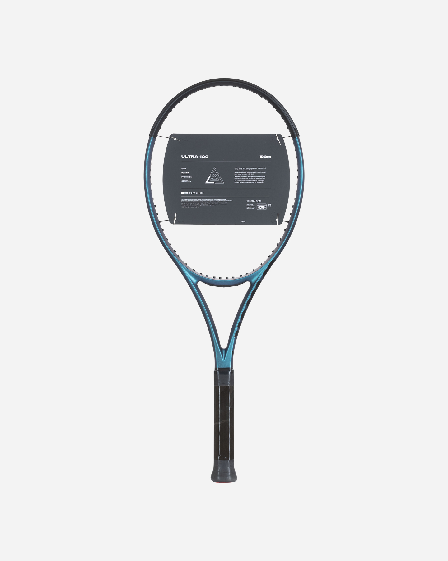 Telaio tennis WILSON ULTRA 100 V4.0  - Nero - 1 | Cisalfa Sport