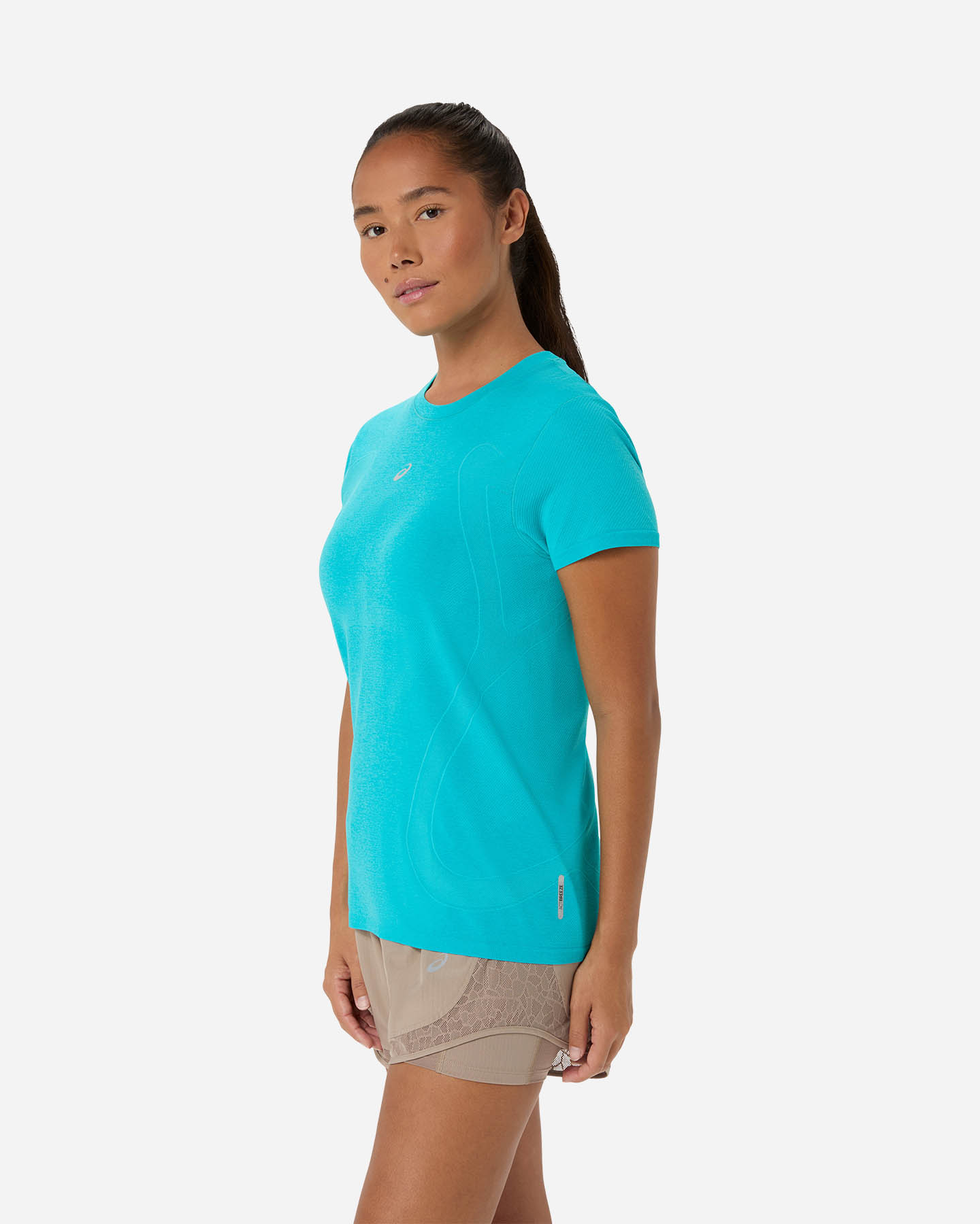 T-shirt running ASICS ROAD W - Azzurro - 2 | Cisalfa Sport