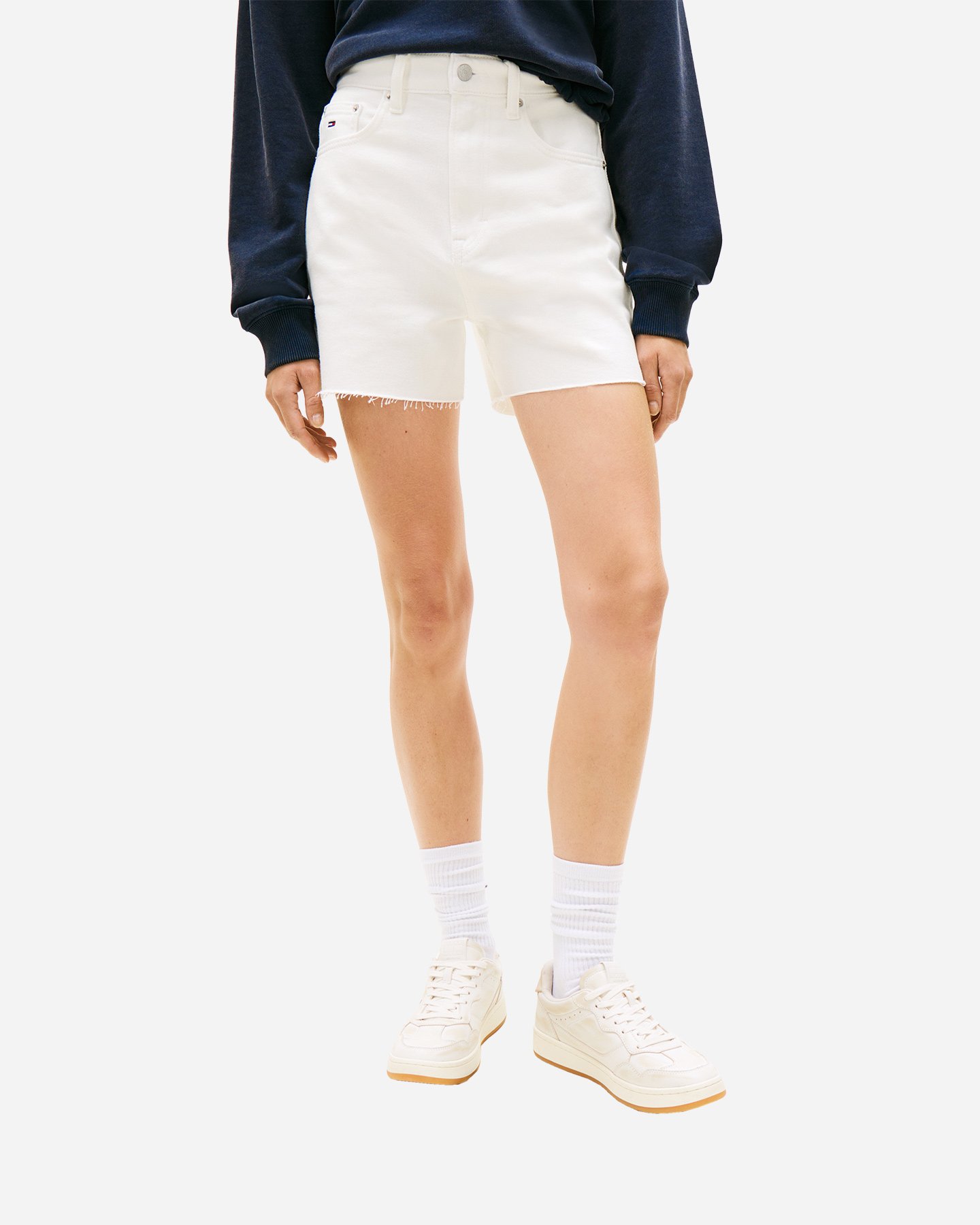 Short TOMMY HILFIGER MOM FIT DENIM W - Bianco - 1 | Cisalfa Sport