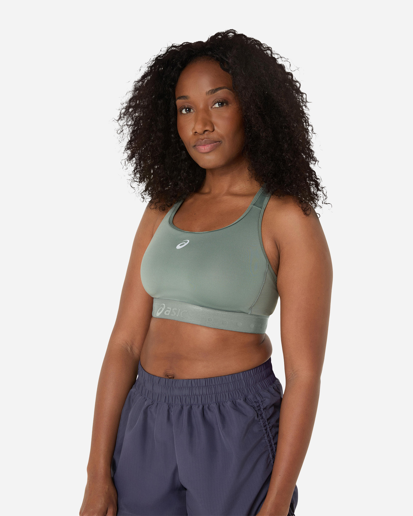 Reggiseno ASICS ROAD COMPRESSION W - Blu - 1 | Cisalfa Sport