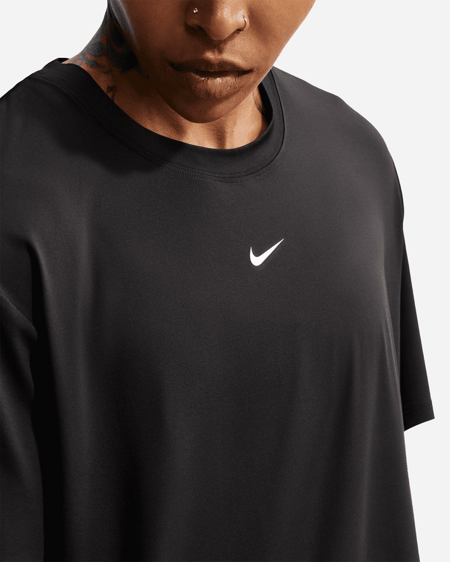 T-shirt training NIKE DRI FIT ONE W - Nero - 5 | Cisalfa Sport
