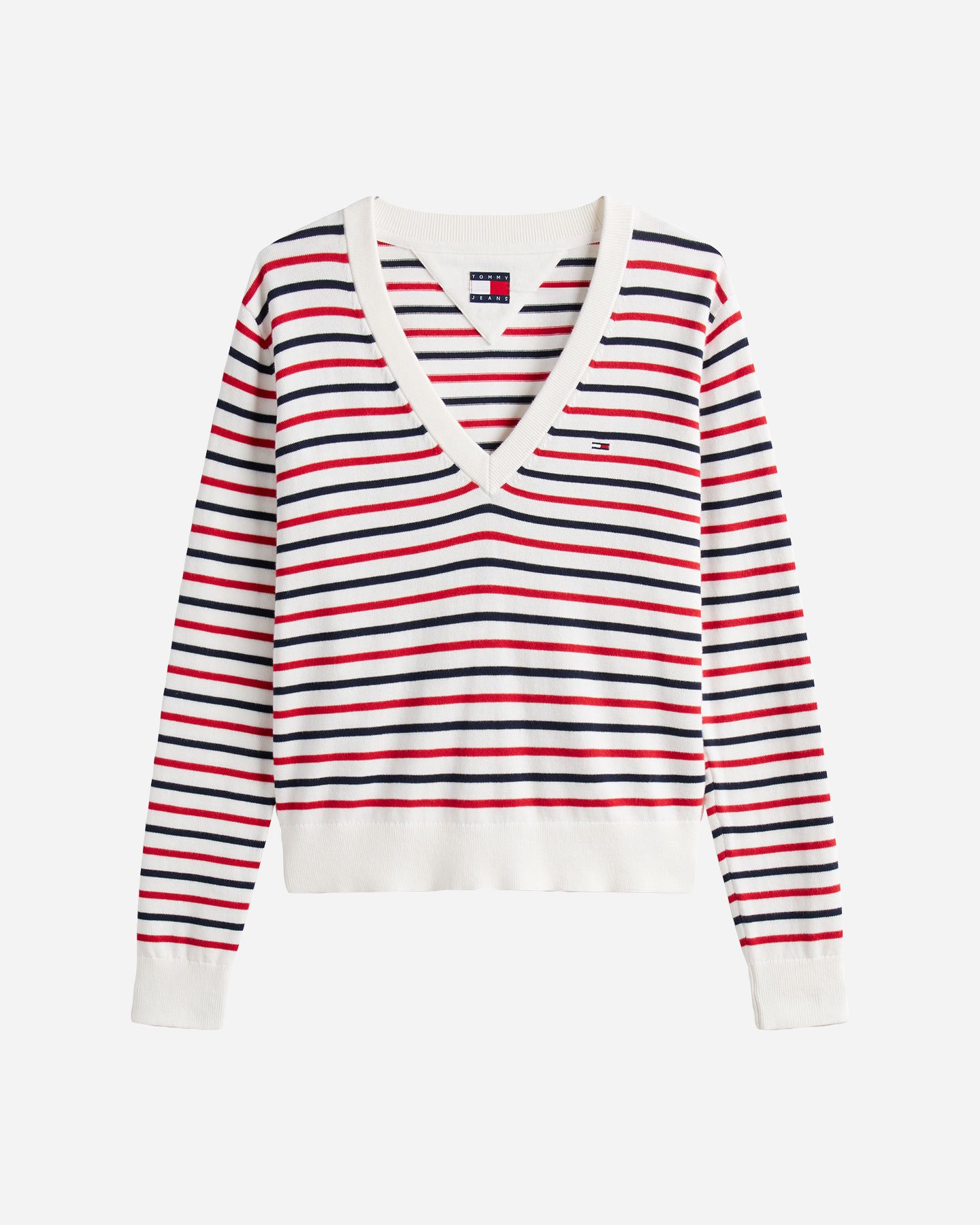 Maglione TOMMY HILFIGER STRIPED W - Rosso - 0 | Cisalfa Sport