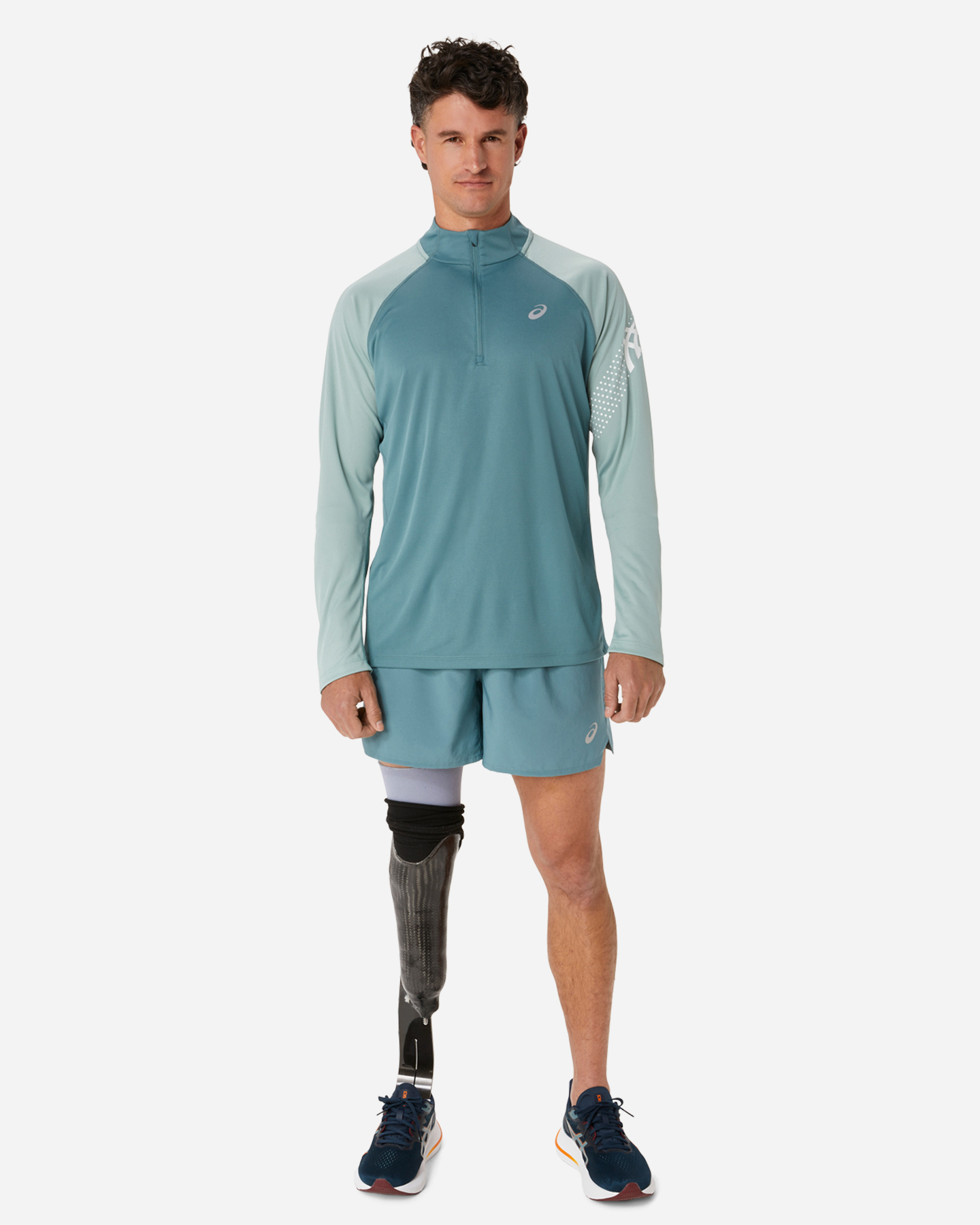 Maglia running ASICS ICON M - Azzurro - 3 | Cisalfa Sport