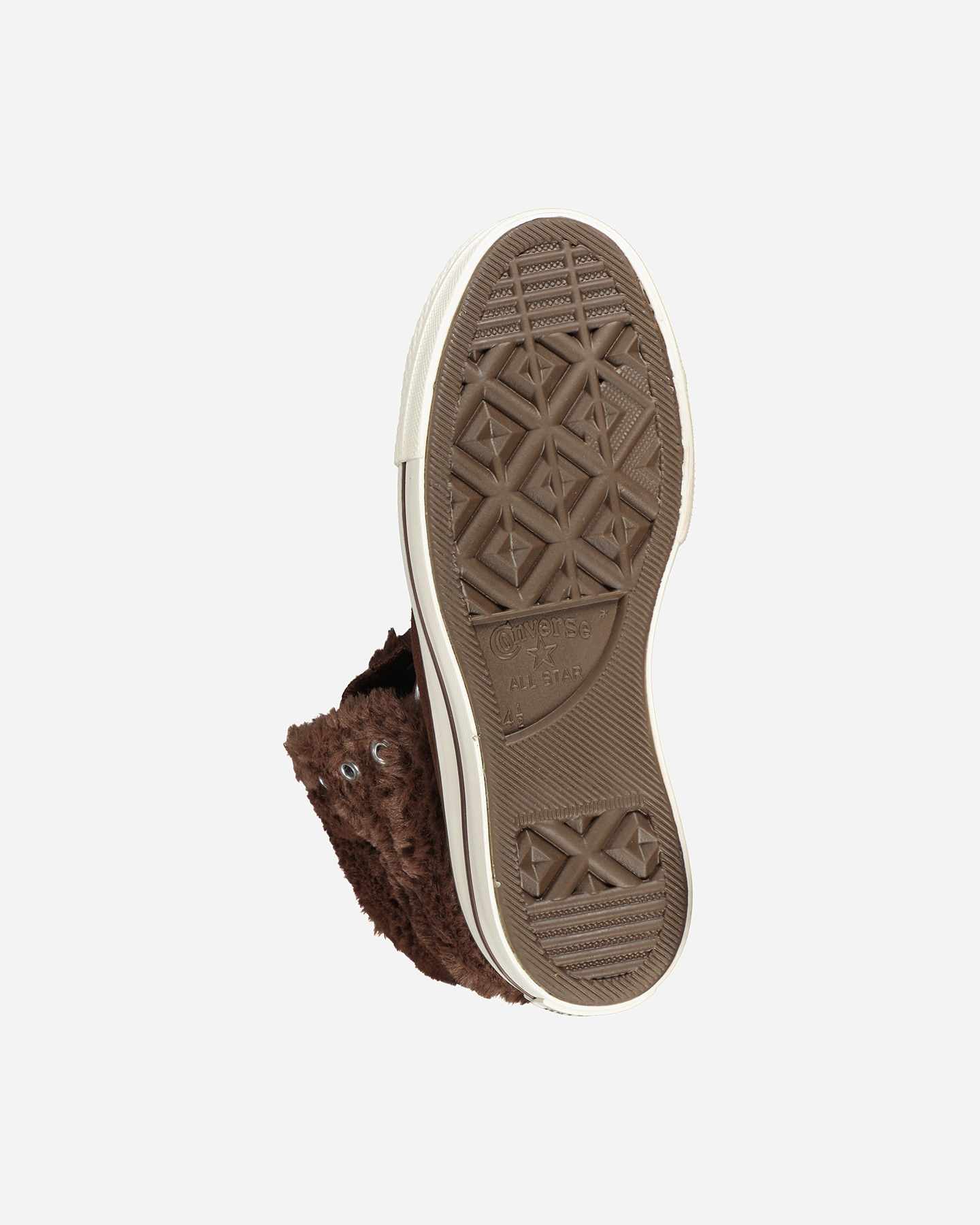 Scarpe sneakers CONVERSE CHUCK TAYLOR ALL STAR FOLD OVER LIFT X-HIGH W - Marrone - 2 | Cisalfa Sport