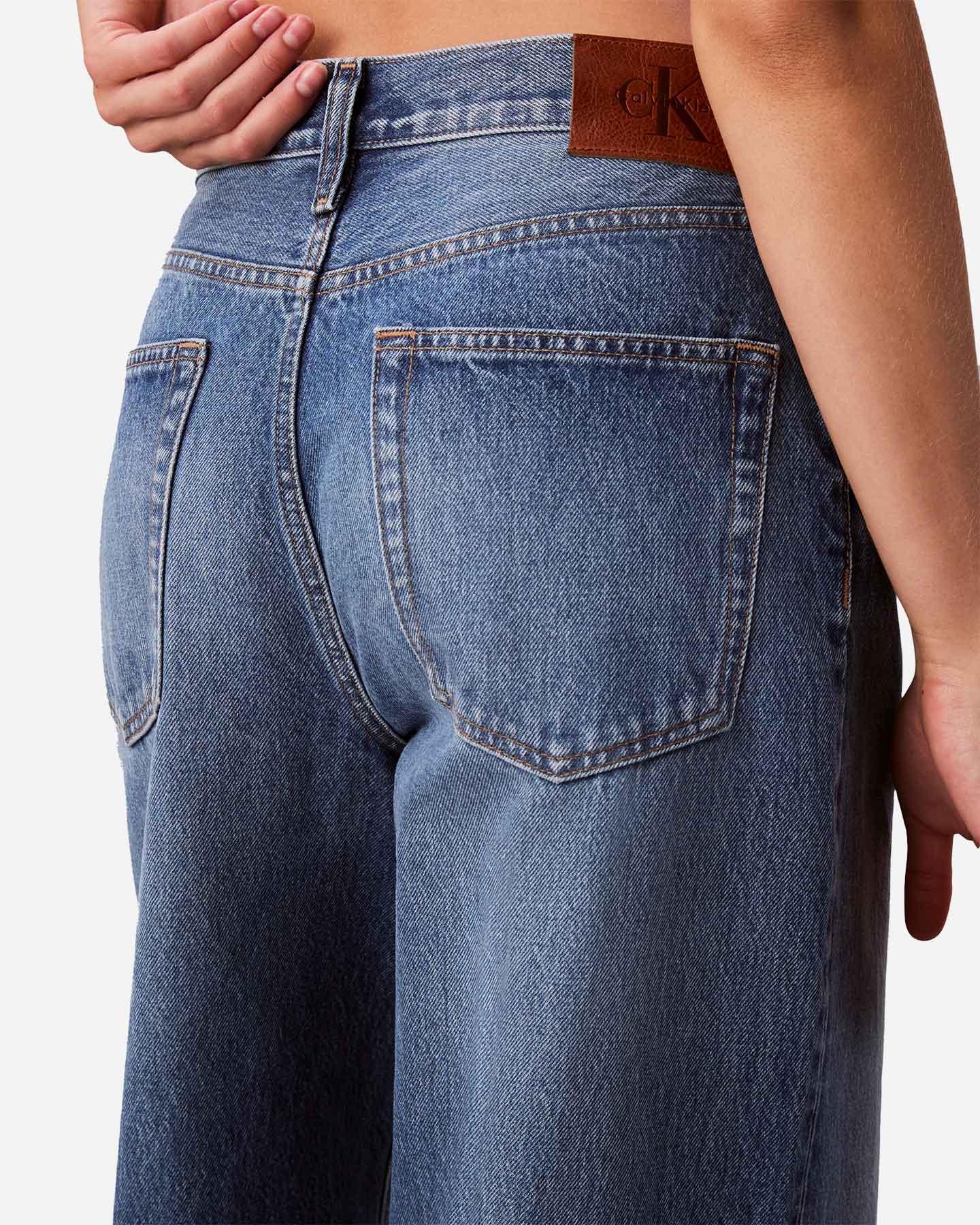 Jeans CALVIN KLEIN JEANS WIDE LEG REG W - Denim - 4 | Cisalfa Sport
