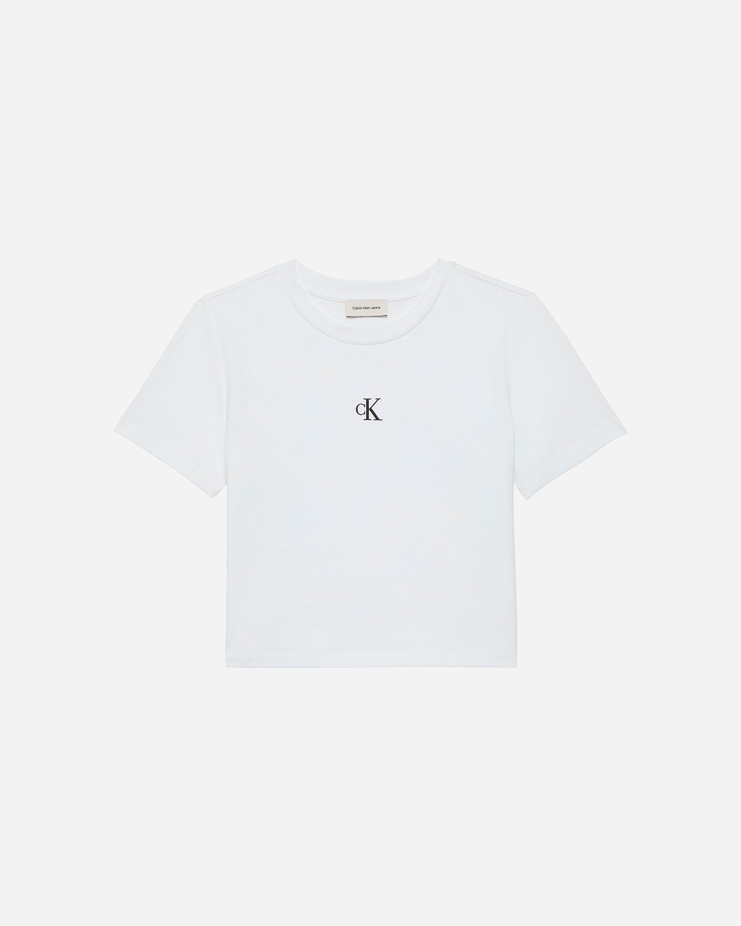 T-shirt CALVIN KLEIN JEANS SMALL LOGO W - Bianco - 0 | Cisalfa Sport