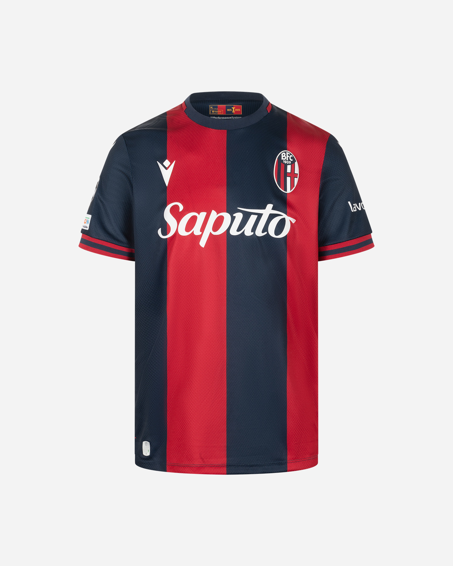 Maglia calcio ufficiale MACRON BOLOGNA CHAMPIONS HOME 24-25 M - Color mix - 0 | Cisalfa Sport