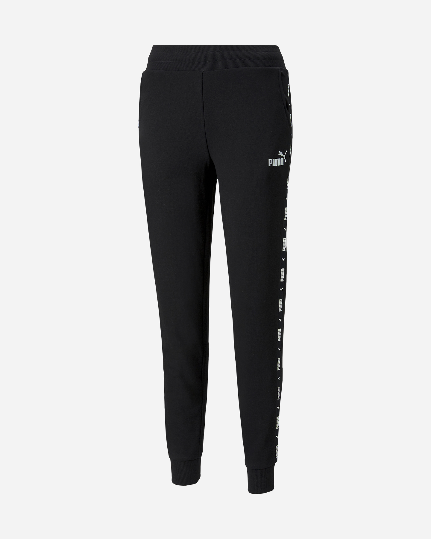 Pantalone PUMA TAPE LOGO LATERAL W - Nero - 0 | Cisalfa Sport
