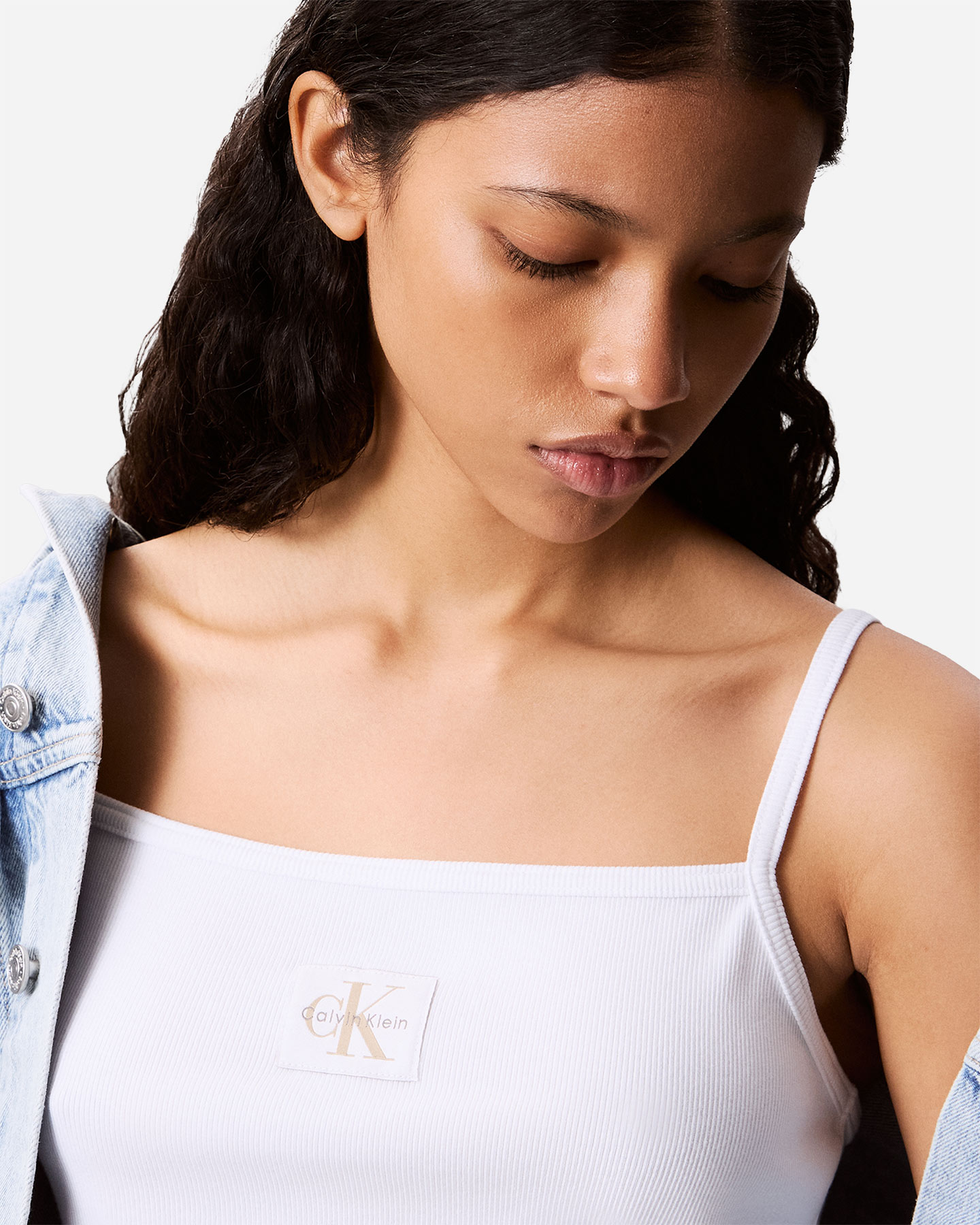 Canotta CALVIN KLEIN JEANS LOGO W - Bianco - 3 | Cisalfa Sport