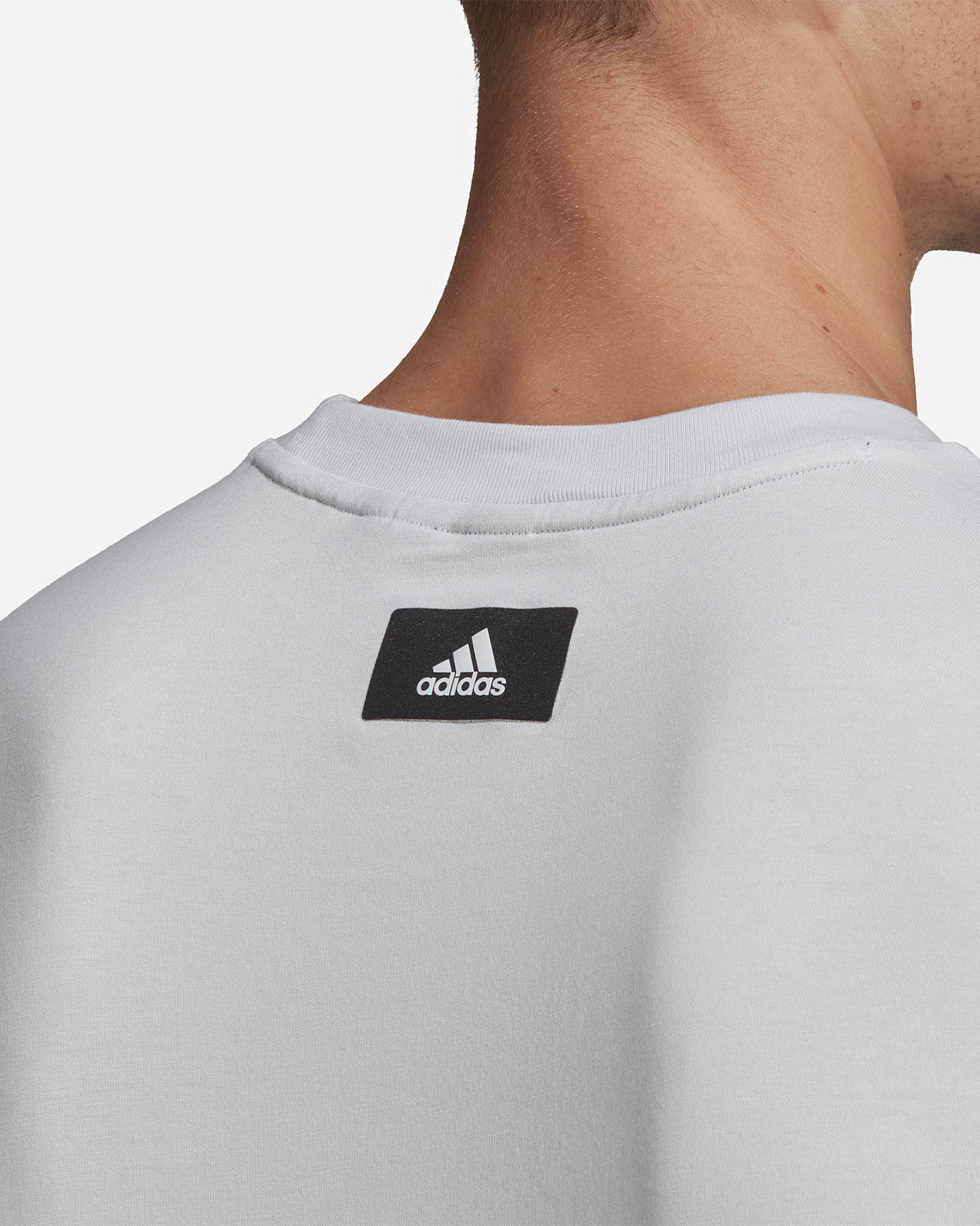 T-shirt ADIDAS 3BAR BIG LOGO M - Bianco - 5 | Cisalfa Sport
