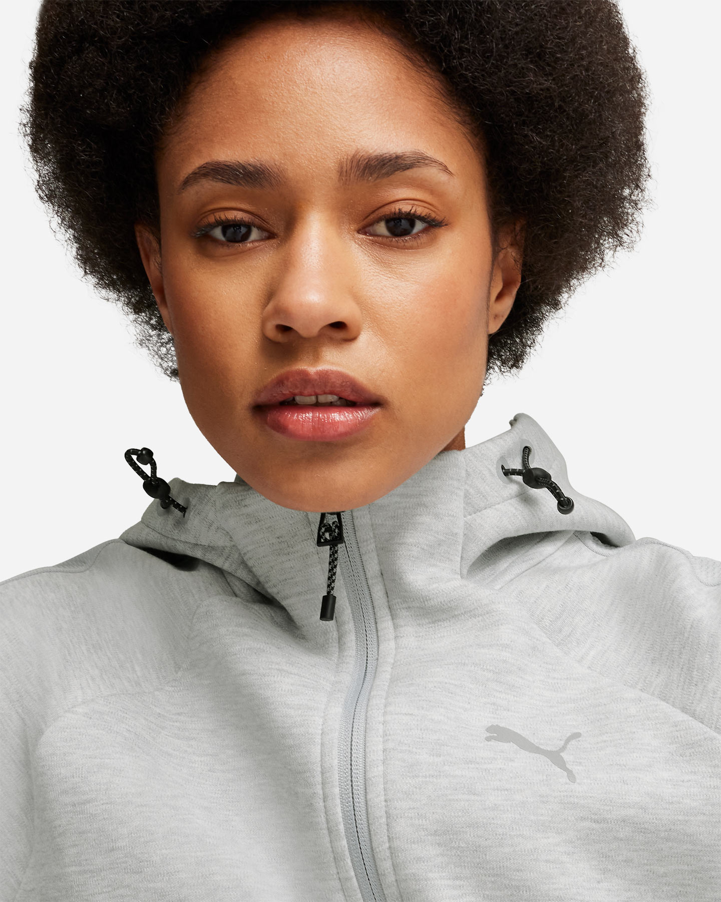 Felpa PUMA EVOSTRIPE W - Grigio - 5 | Cisalfa Sport