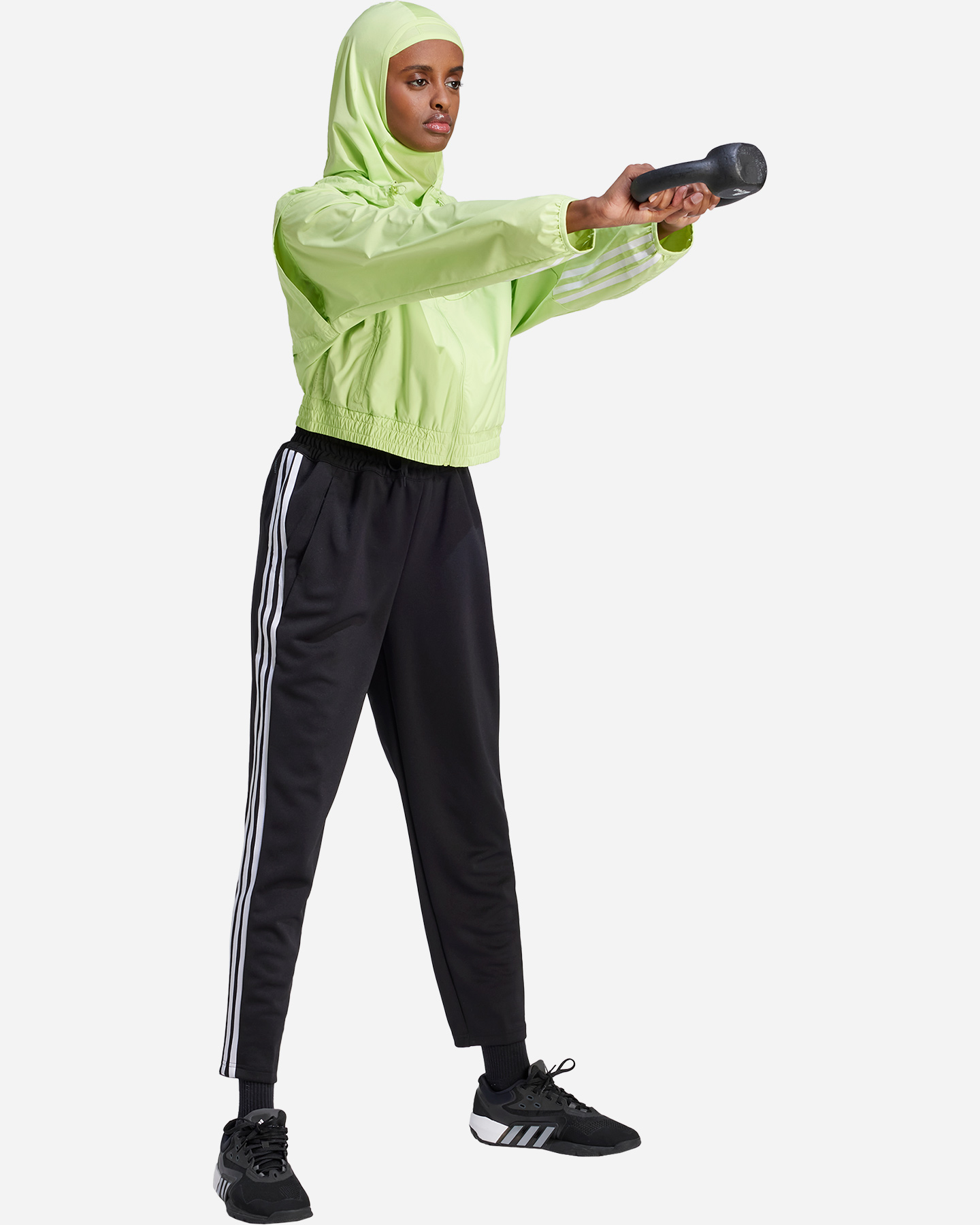 Pantalone training ADIDAS 3STRIPES W - Rosa - 3 | Cisalfa Sport