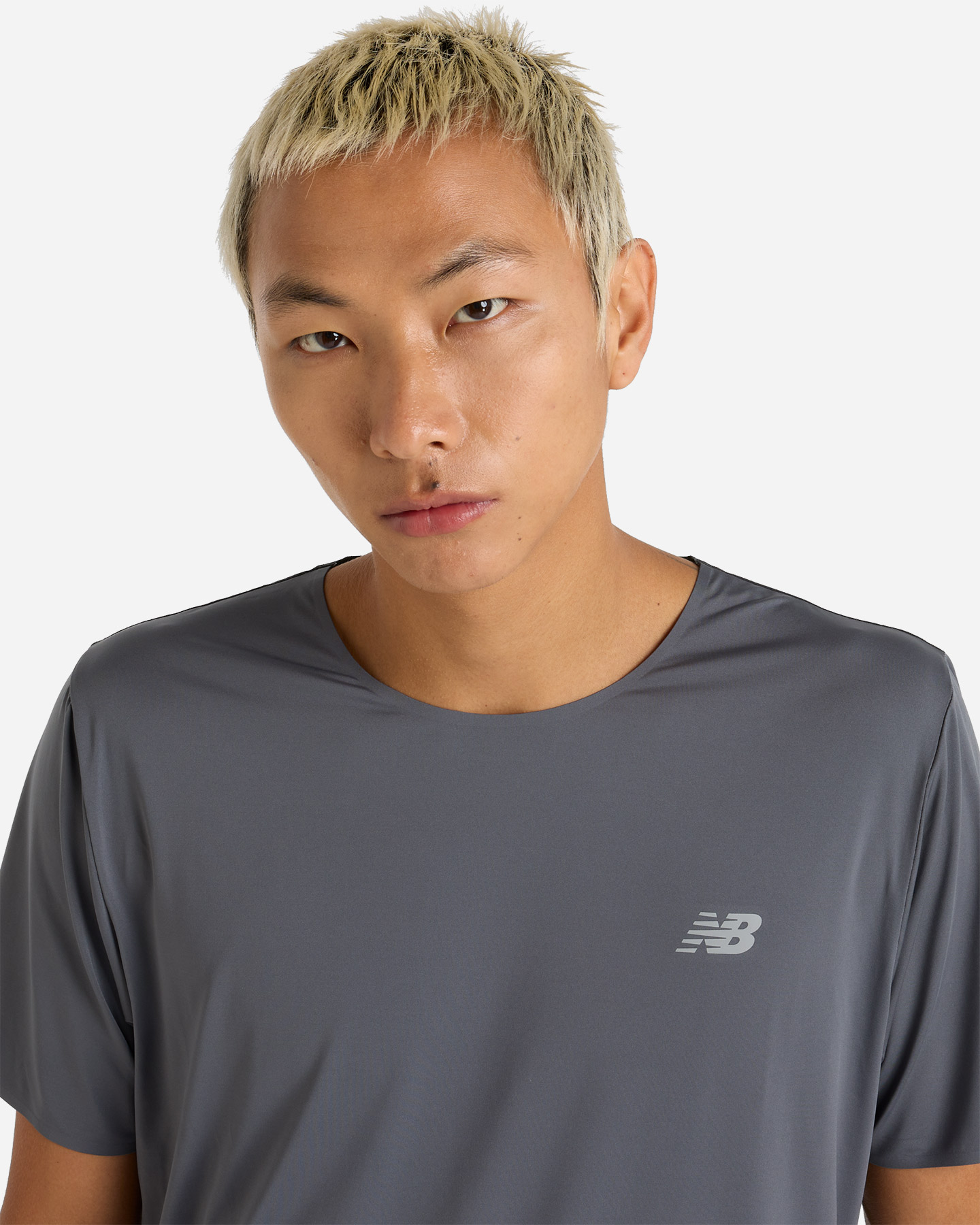 T-shirt running NEW BALANCE RACE DAY M - Grigio - 3 | Cisalfa Sport