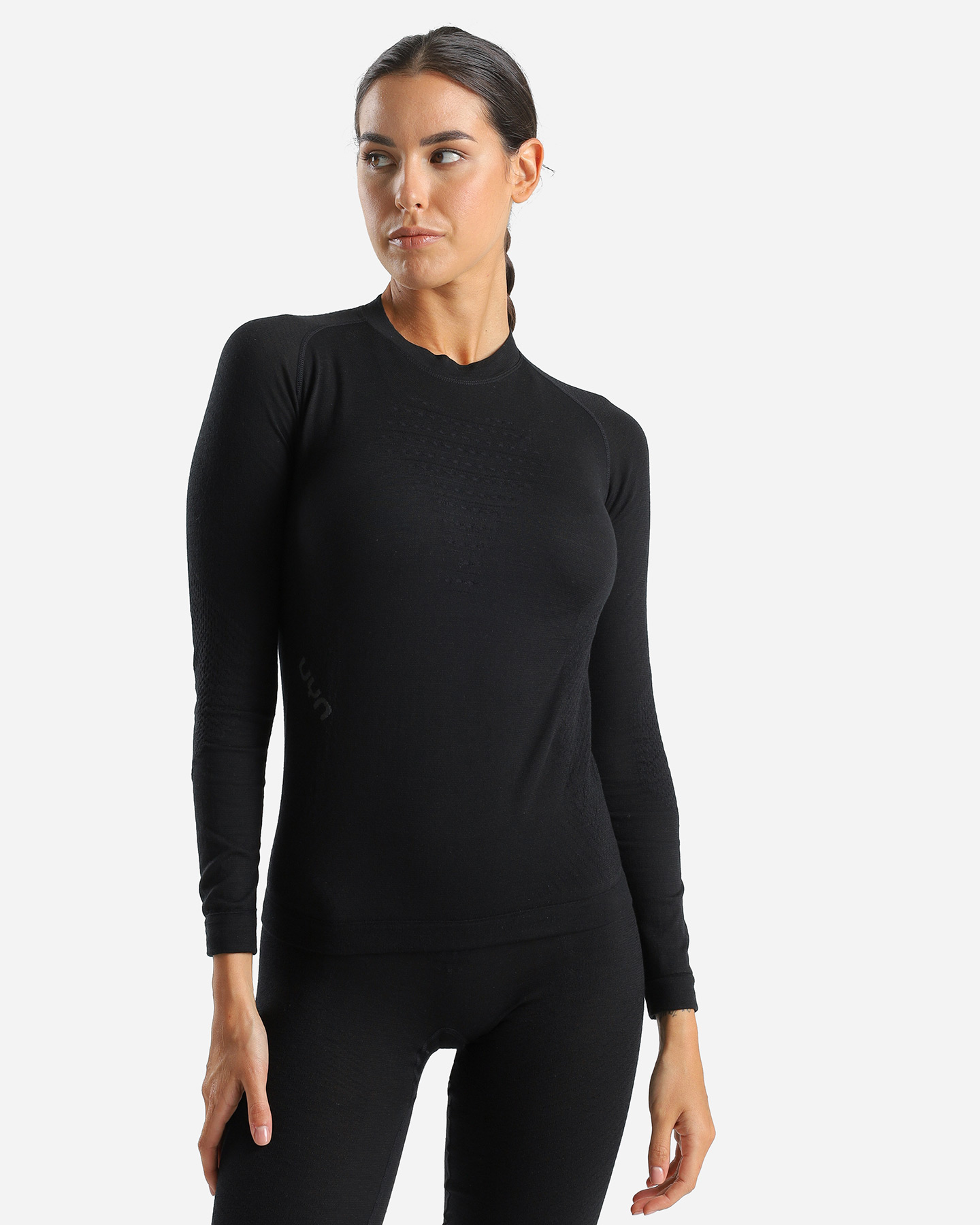 Maglia intimo tecnico UYN FUSYON MERINO W - Nero - 2 | Cisalfa Sport