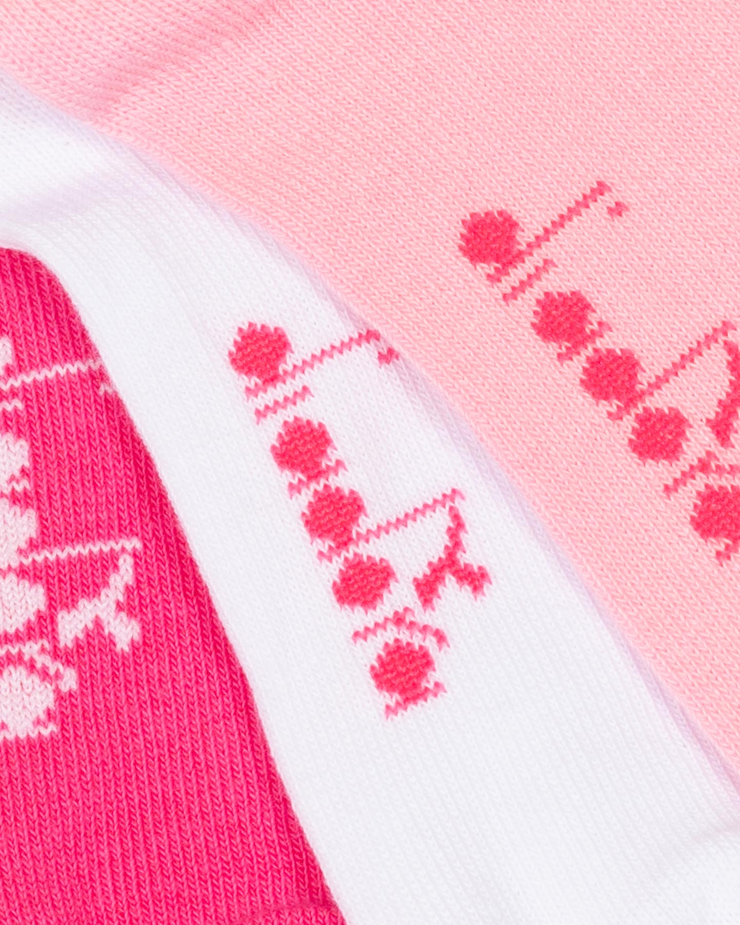 Calze DIADORA QUARTER 3PACK JR - Rosa - 1 | Cisalfa Sport