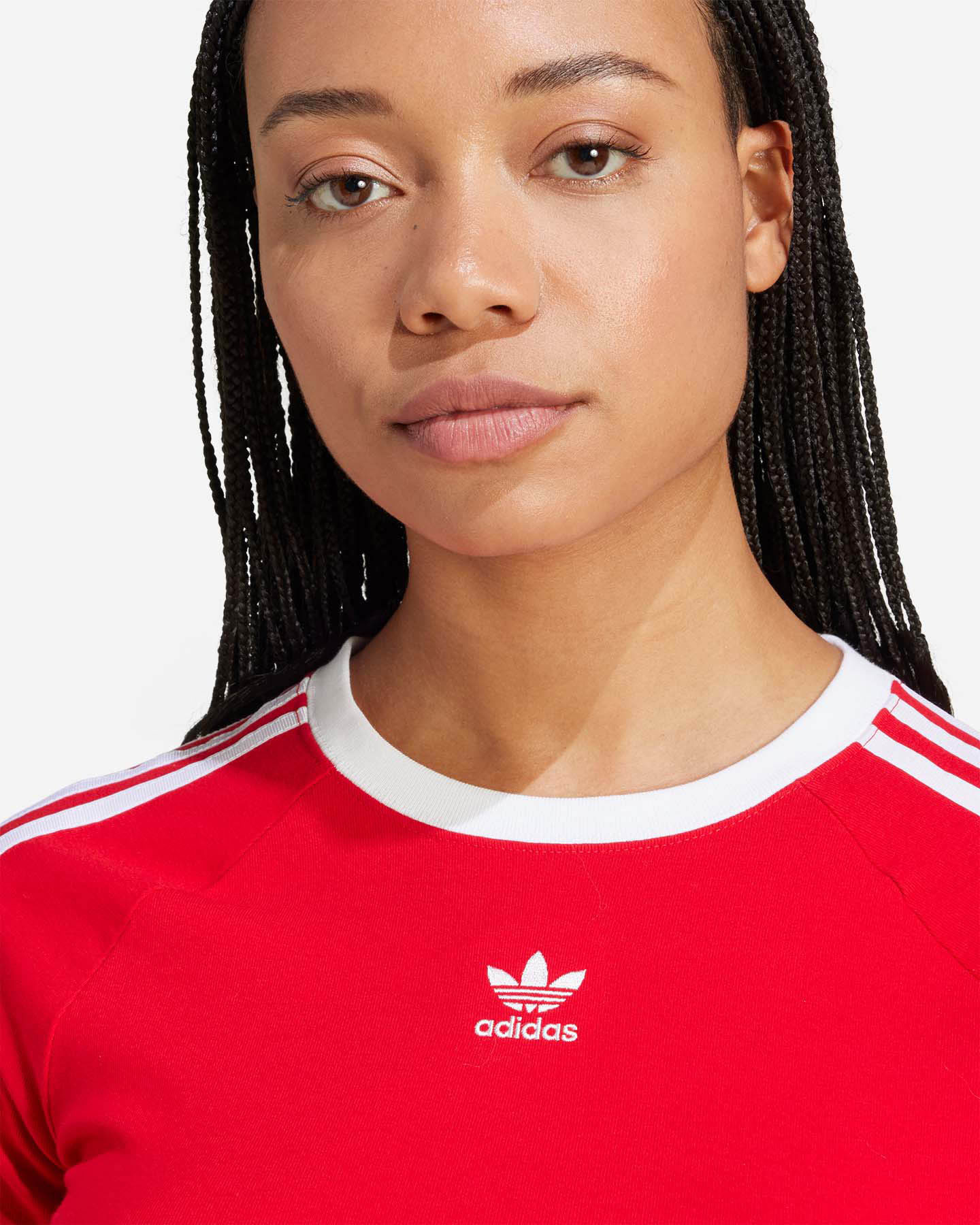 T-shirt ADIDAS 3STRIPES W - Rosso - 4 | Cisalfa Sport