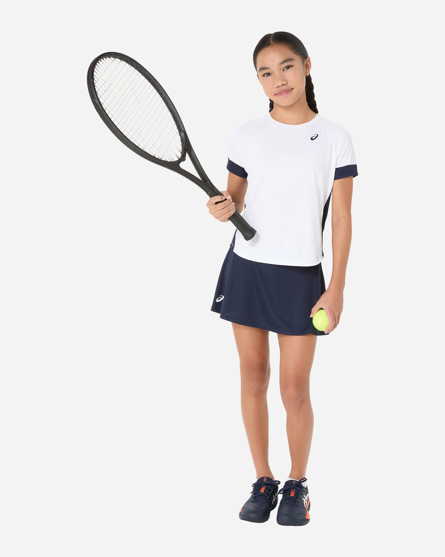 Maglia tennis ASICS BASIC JR - Bianco - 4 | Cisalfa Sport