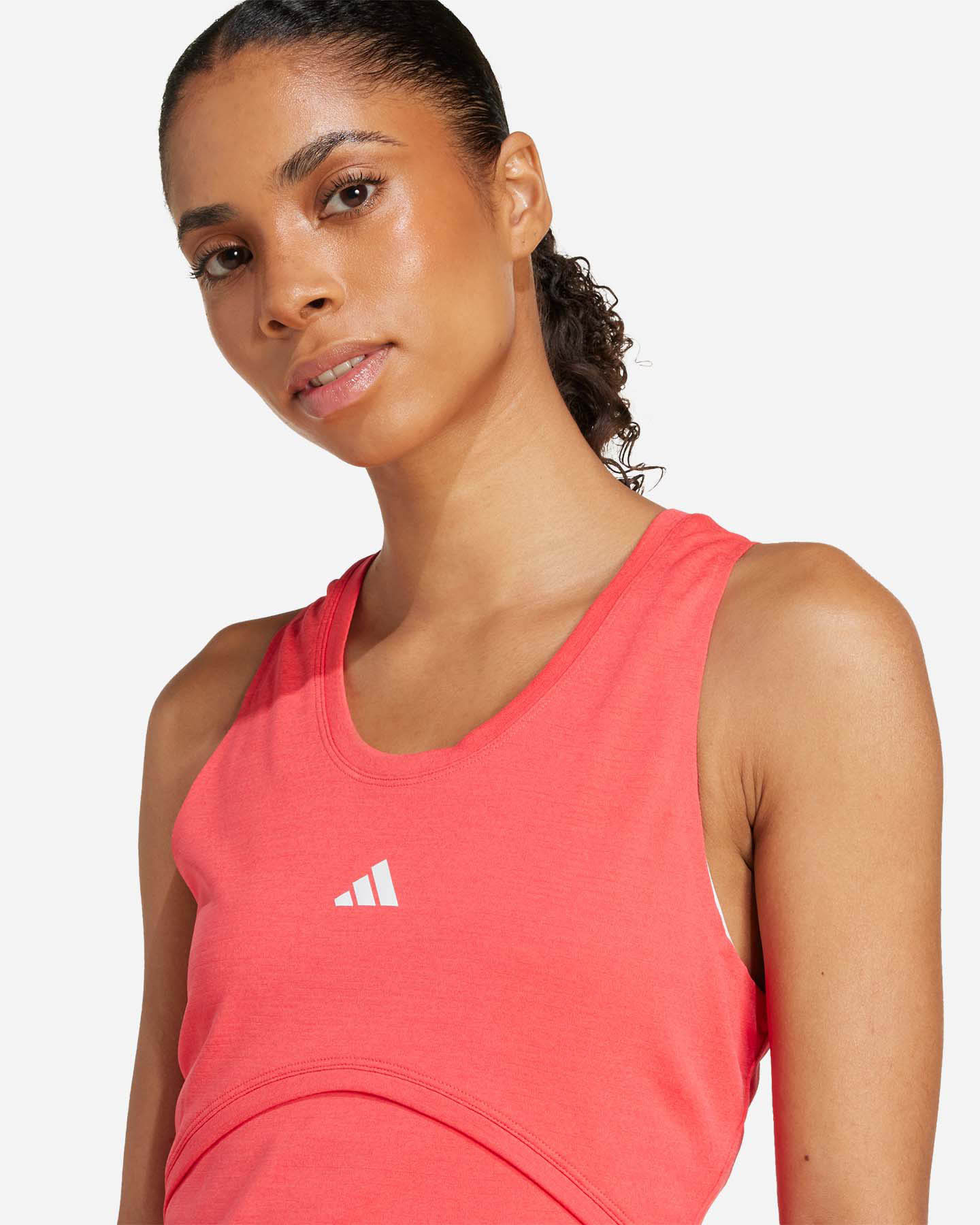 T-shirt tennis ADIDAS AO24 W - Rosso - 5 | Cisalfa Sport