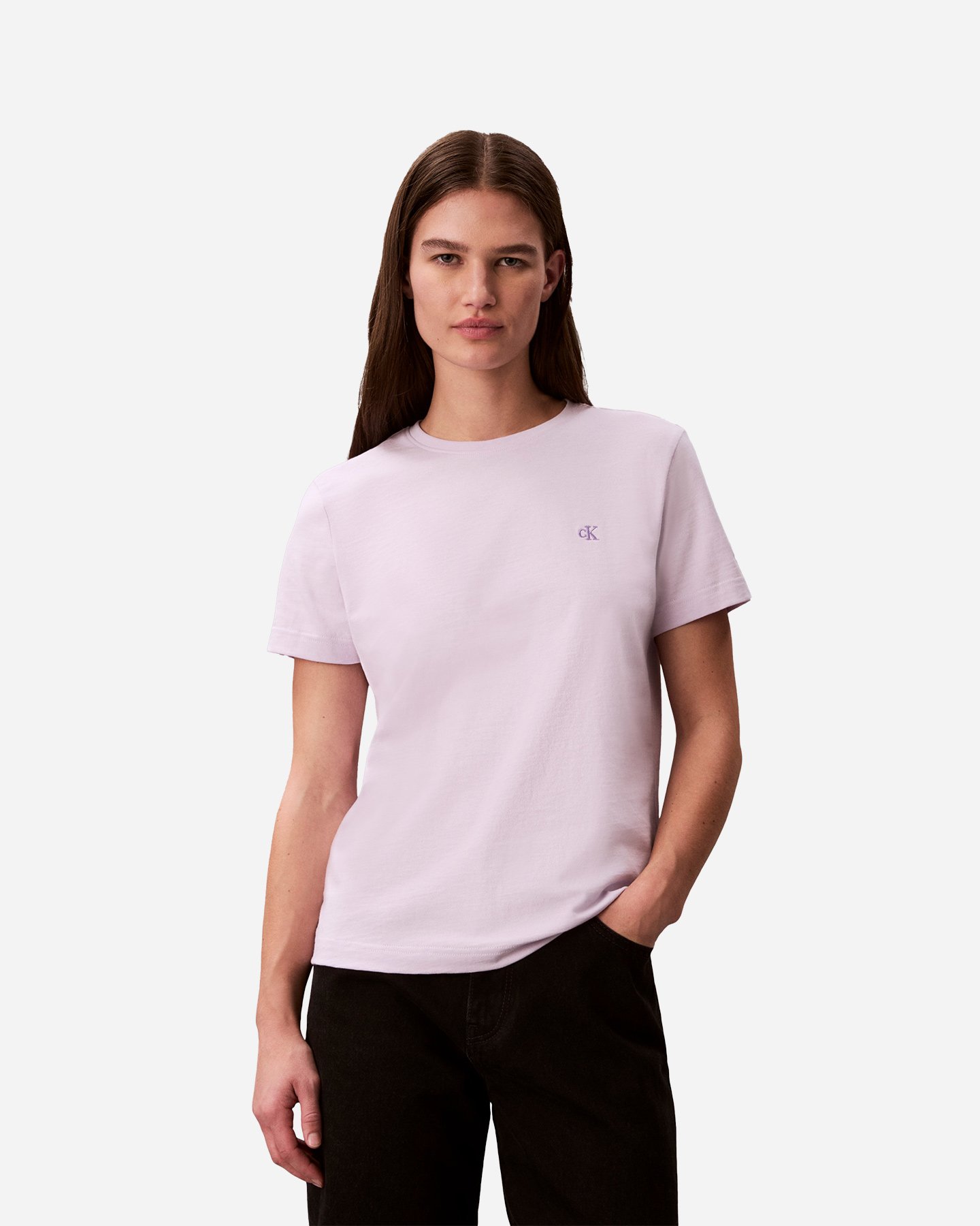 T-shirt CALVIN KLEIN JEANS MONOGRAM W - Lilla - 1 | Cisalfa Sport