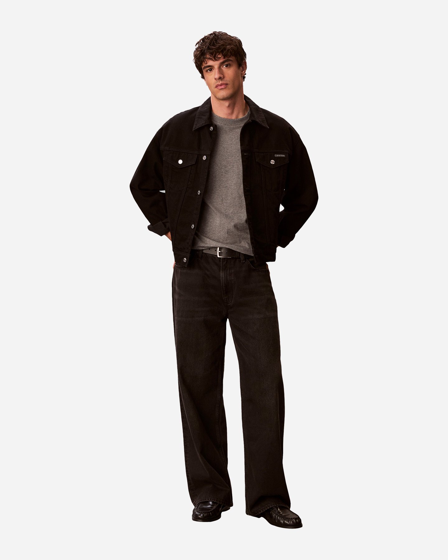 T-shirt CALVIN KLEIN JEANS EASY MONOGRAM M - Grigio - 2 | Cisalfa Sport