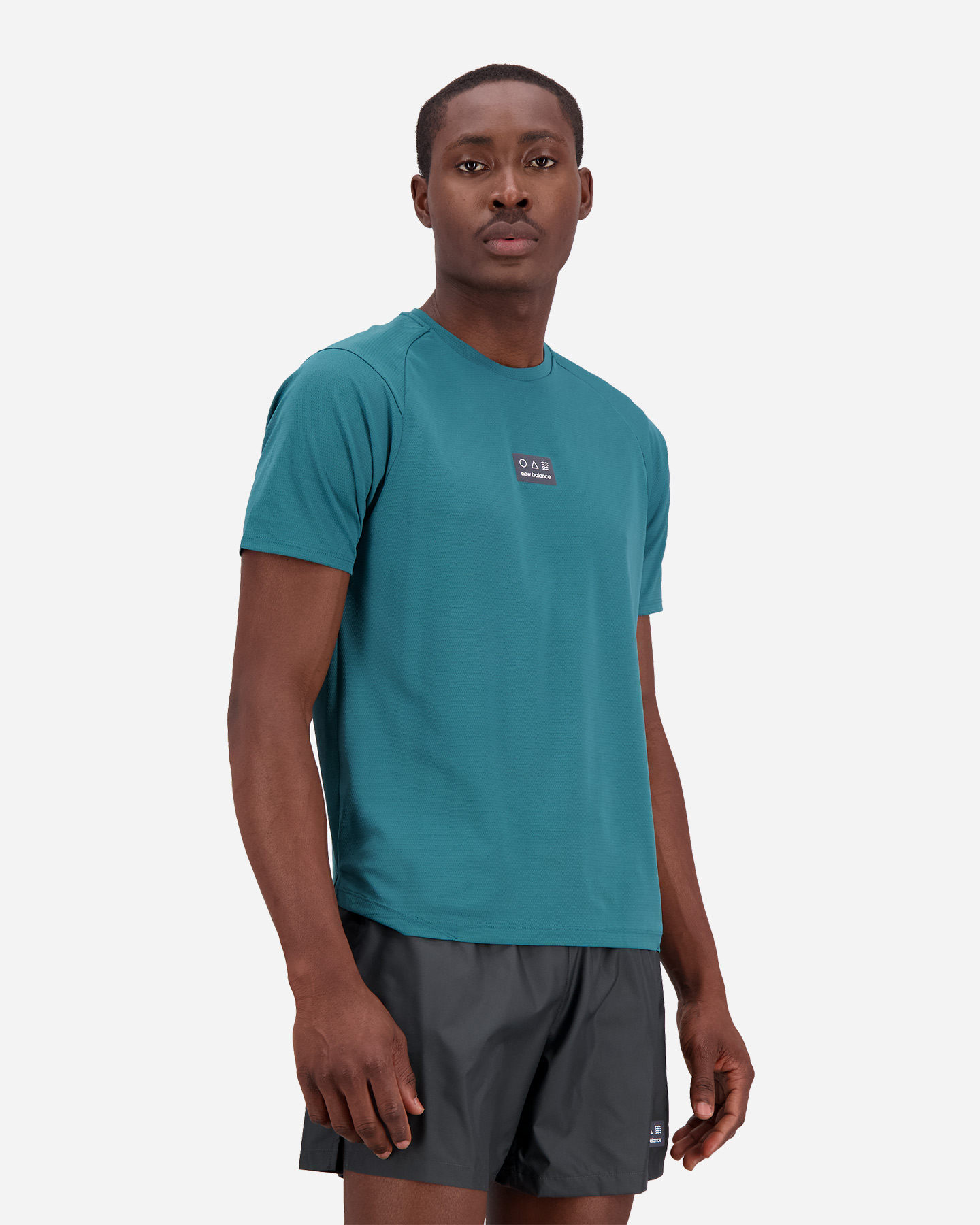 T-shirt running NEW BALANCE IMPACT AT N-VENT M - Verde - 2 | Cisalfa Sport