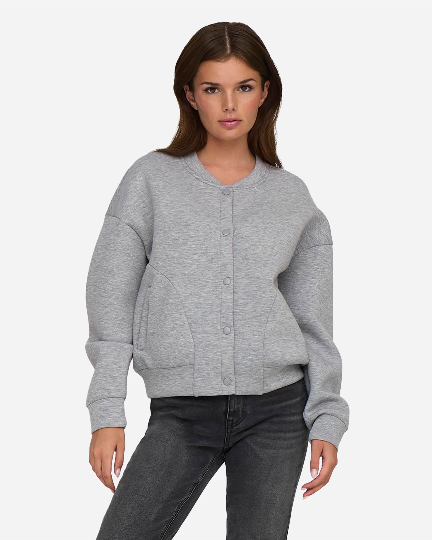 Felpa ONLY NAOMI W - Grigio - 2 | Cisalfa Sport