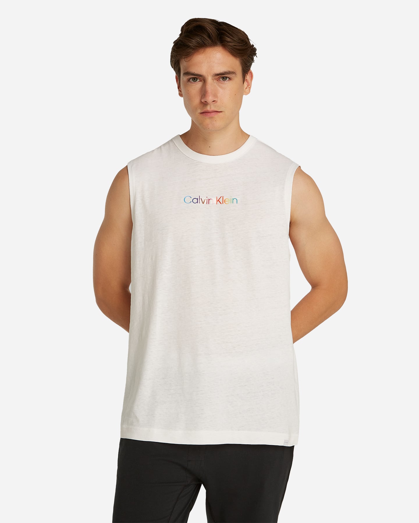 Canotta CALVIN KLEIN UNDERWEAR PRIDE LOUNGE M - Bianco - 2 | Cisalfa Sport