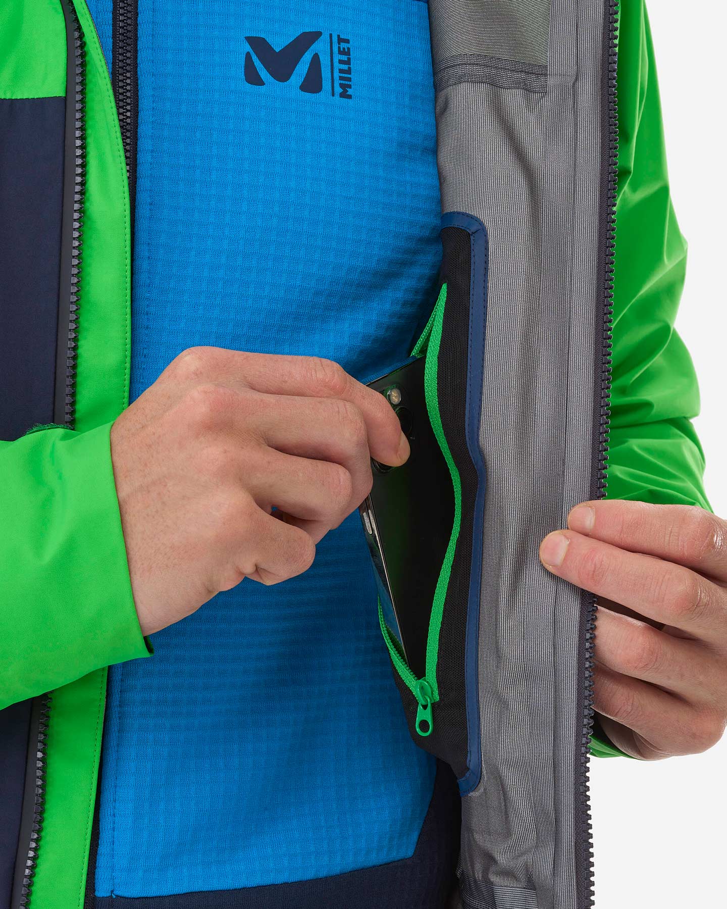 Giacca outdoor MILLET KAMET LIGHT GTX M - Azzurro - 5 | Cisalfa Sport