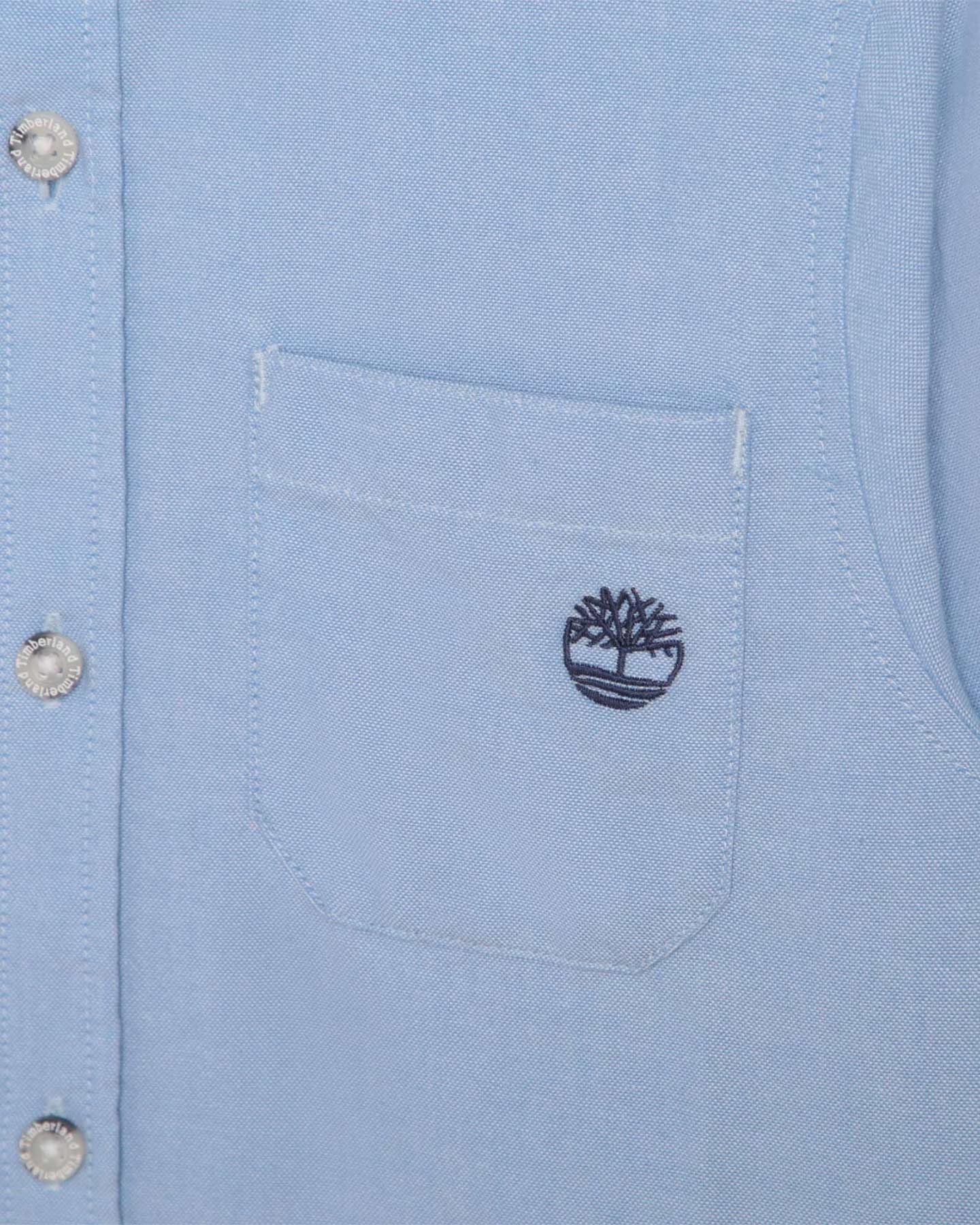 Camicia TIMBERLAND OXFORD JR - Azzurro - 2 | Cisalfa Sport