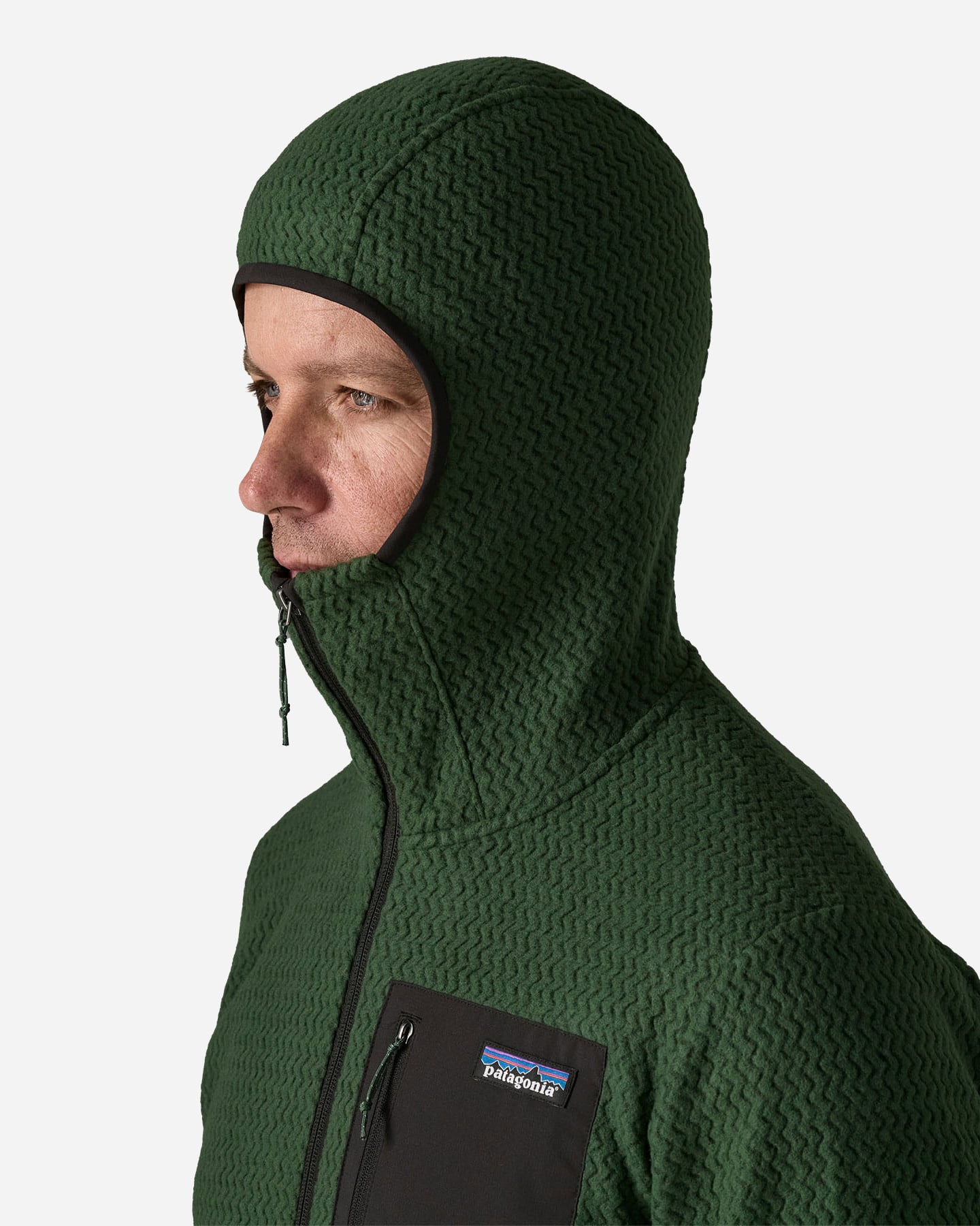 Pile PATAGONIA R1 AIR M - Verde - 4 | Cisalfa Sport