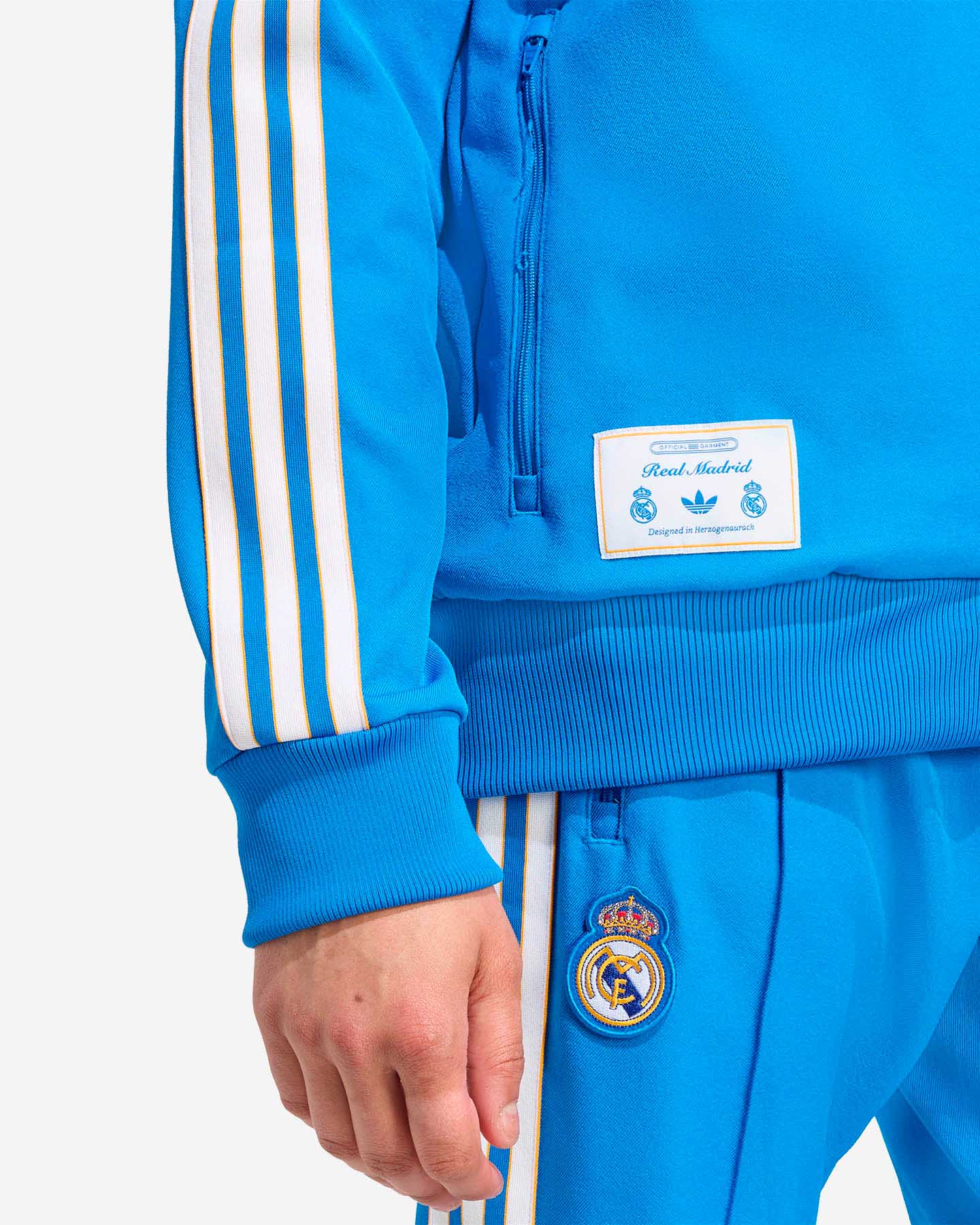 Felpa ADIDAS ORIGINALS REAL MADRID M - Azzurro - 5 | Cisalfa Sport