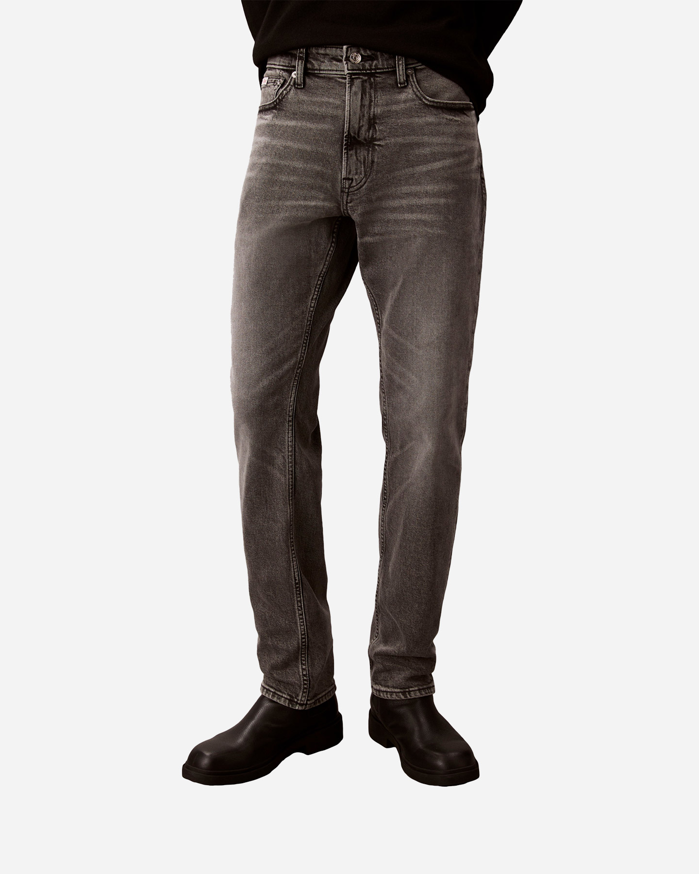 Jeans CALVIN KLEIN JEANS SLIM STRAIGHT M - Grigio - 1 | Cisalfa Sport