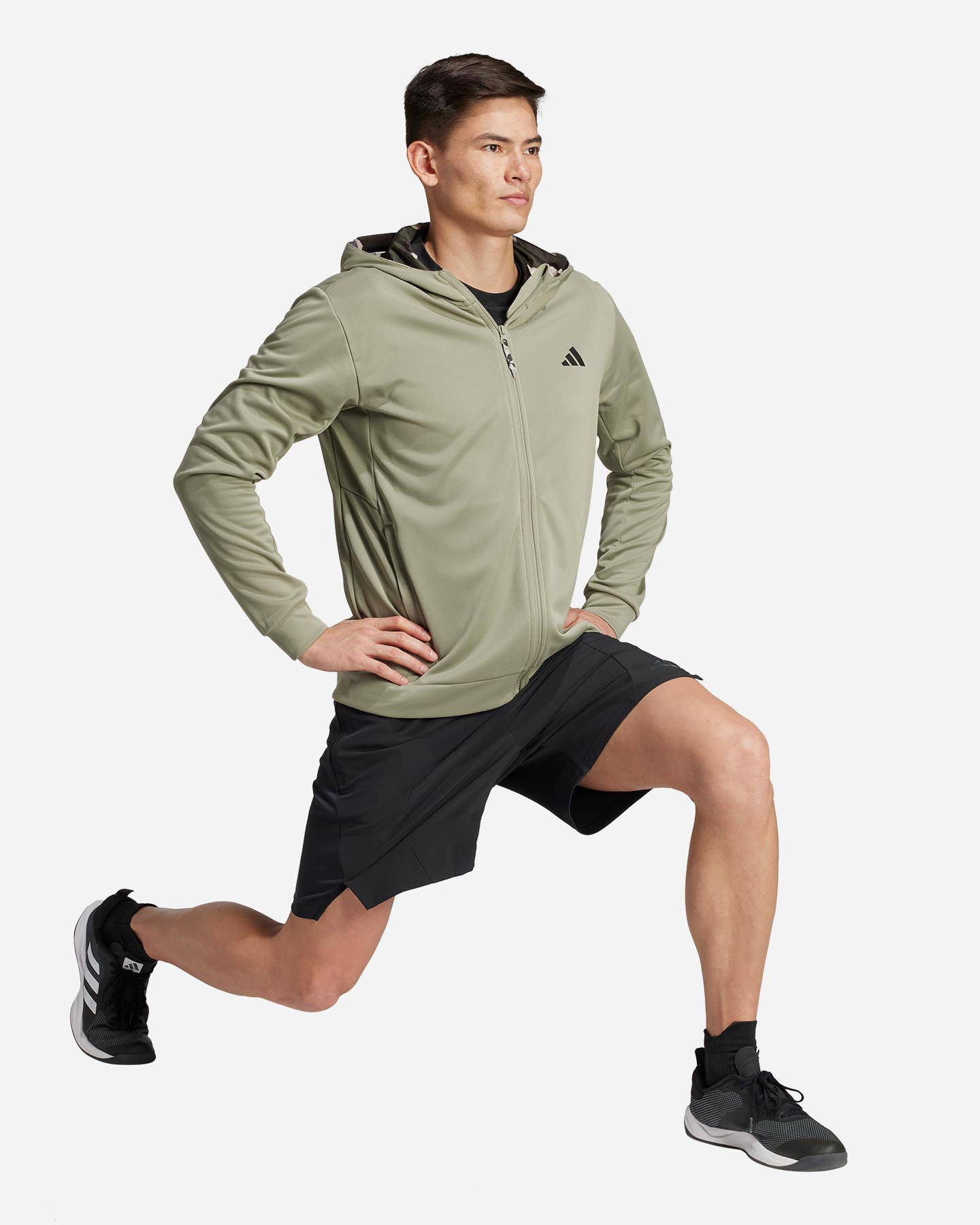 Felpa training ADIDAS CAMO M - Verde - 3 | Cisalfa Sport