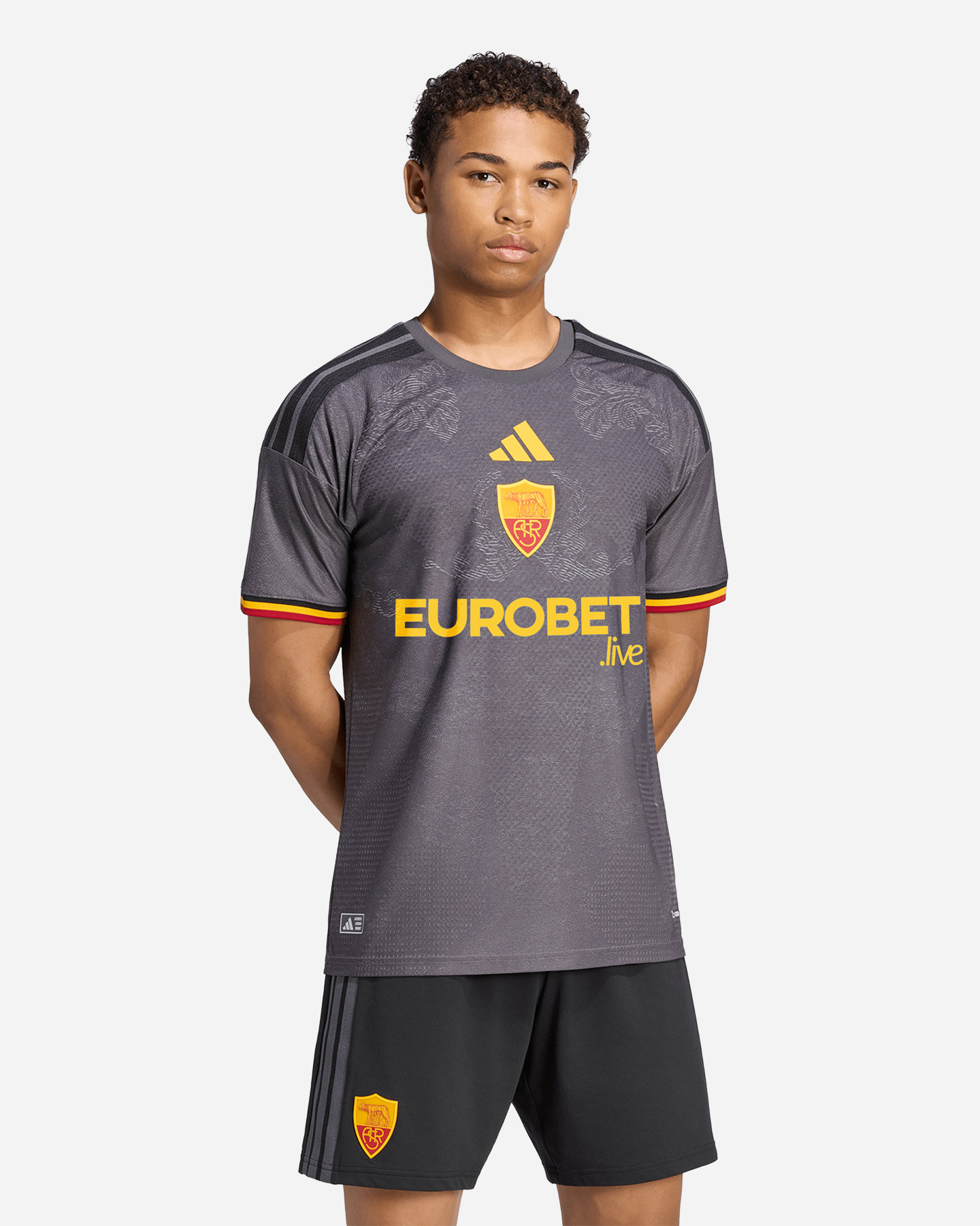 Maglia calcio ufficiale ADIDAS AS ROMA 3RD 26-27 M - Color mix - 2 | Cisalfa Sport