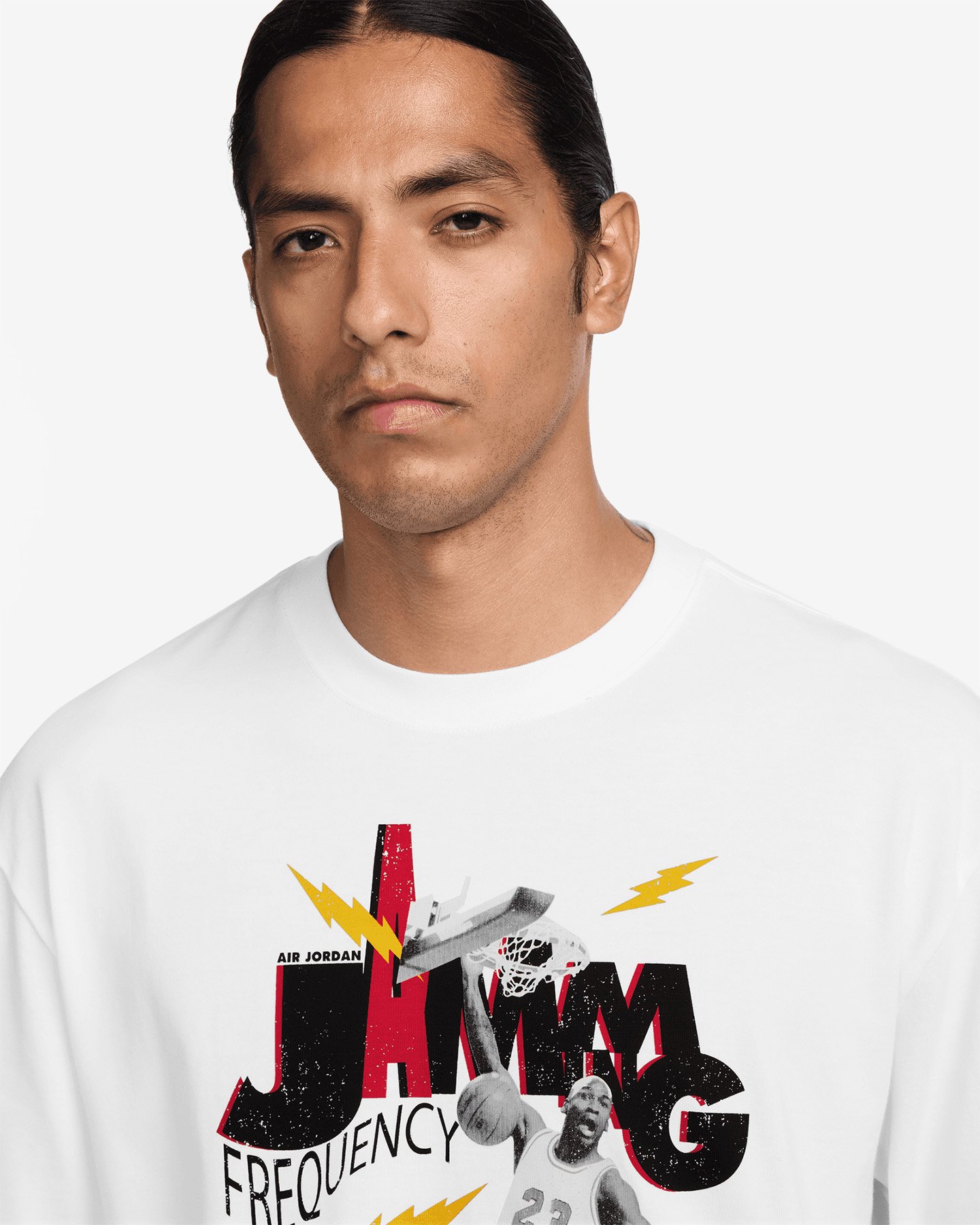 T-shirt NIKE JORDAN JAM 85 M - Bianco - 2 | Cisalfa Sport