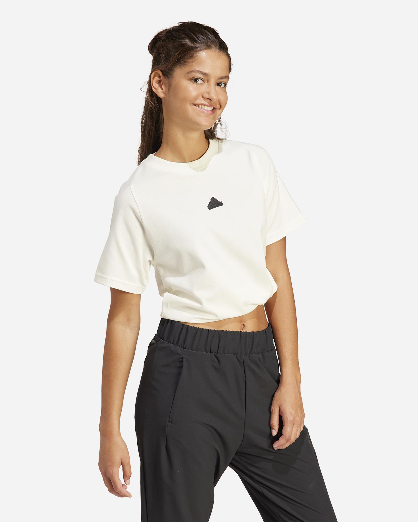 T-shirt ADIDAS SMALL LOGO W - Bianco - 3 | Cisalfa Sport