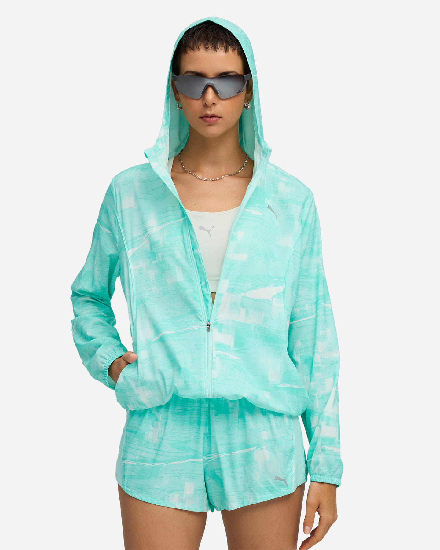 Giacca running PUMA RUN VELOCITY W - Azzurro - 2 | Cisalfa Sport