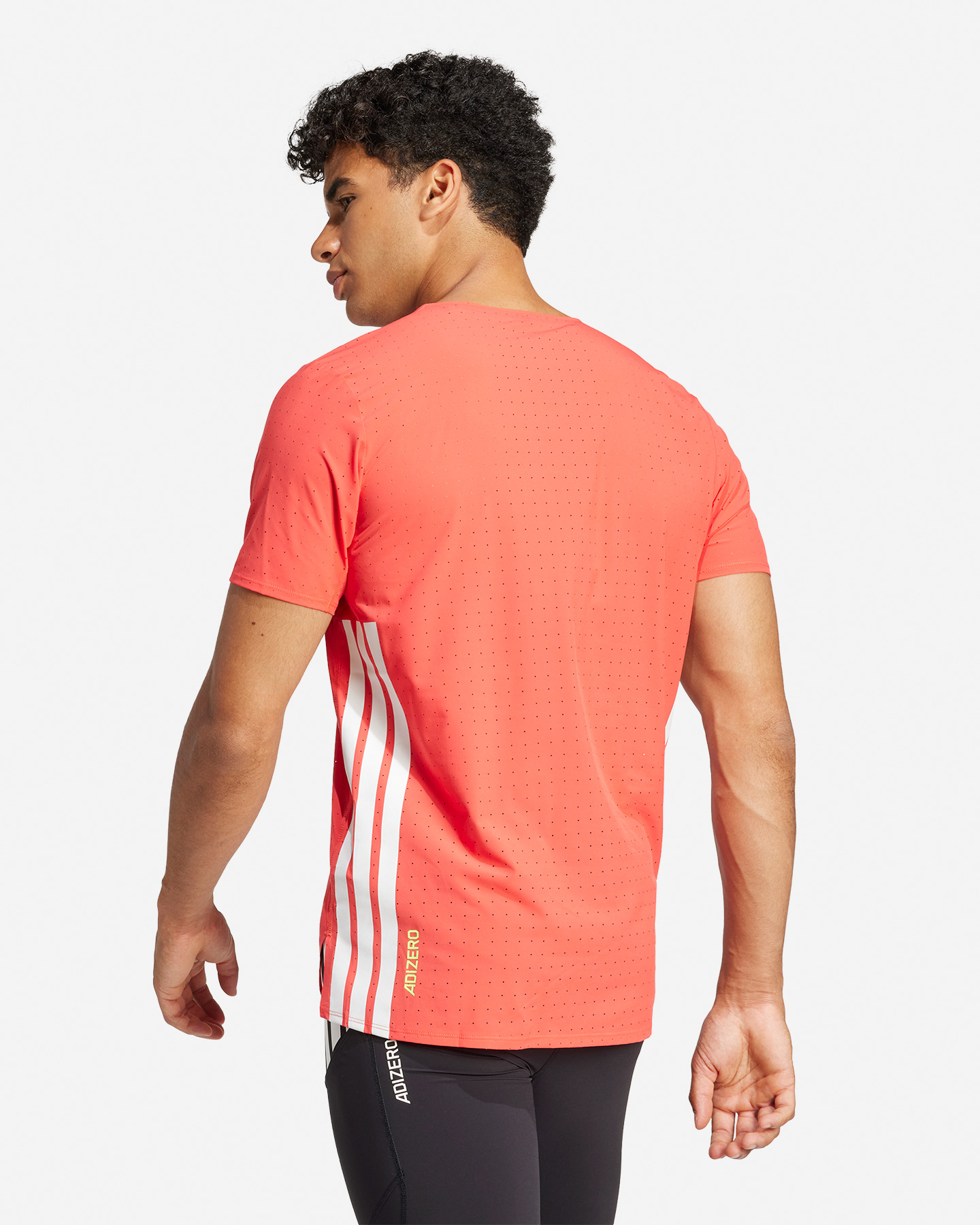T-shirt running ADIDAS ADIZERO M - Rosso - 2 | Cisalfa Sport