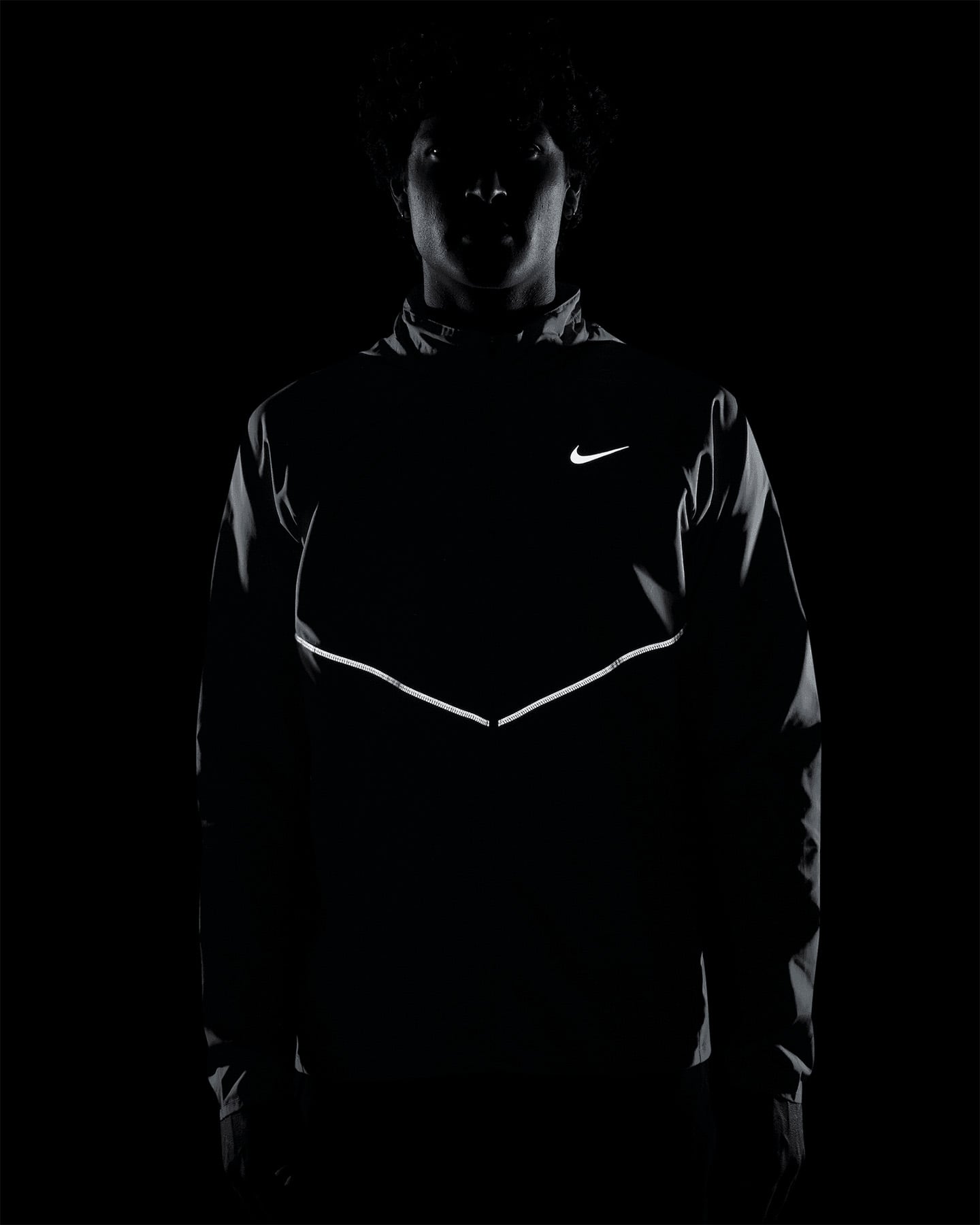 Giacca running NIKE MILER REPEL M - Blu - 3 | Cisalfa Sport